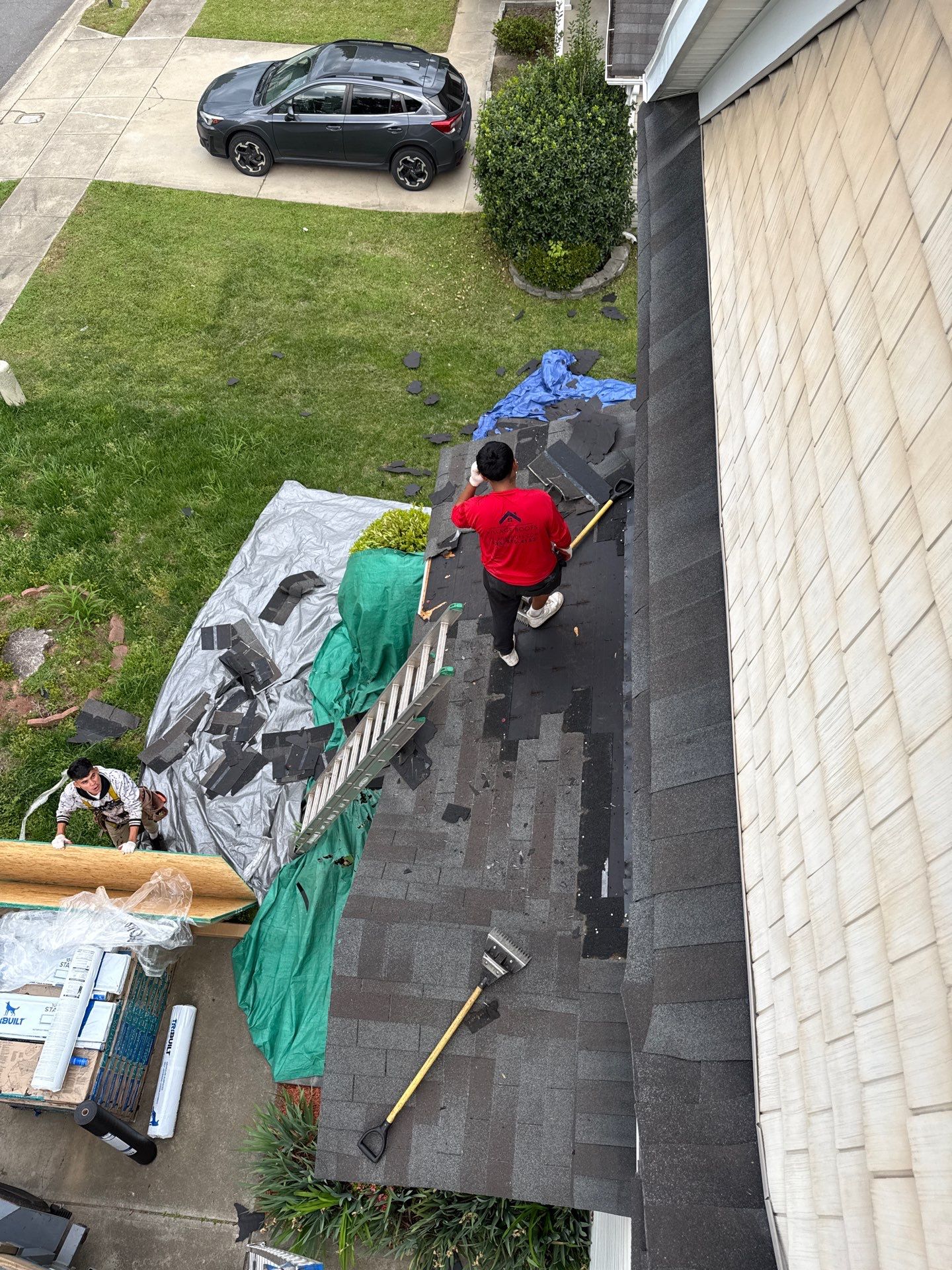 Roof replacement by hail and wind damage by Just Brilliant Restoration JBR