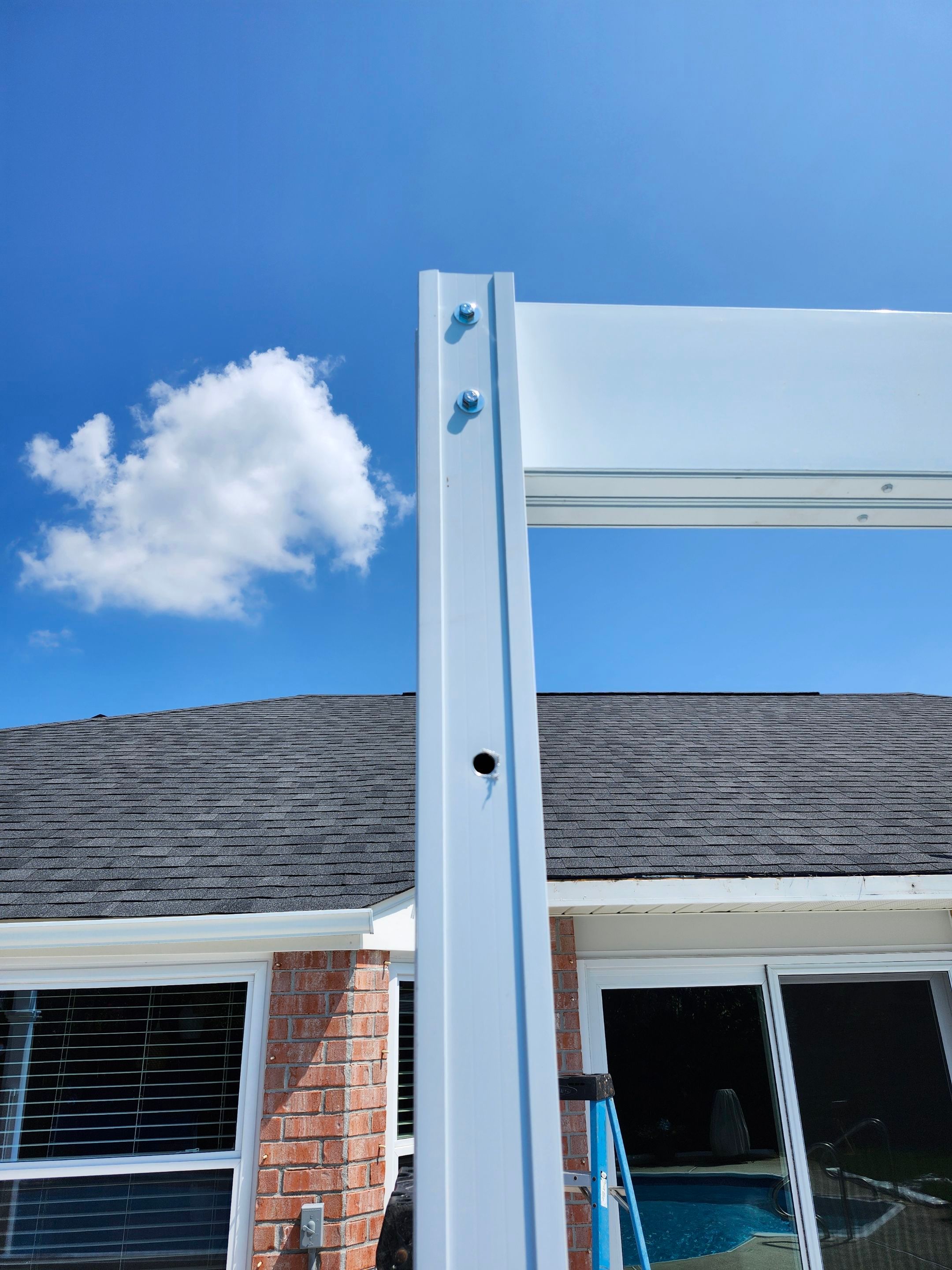 Poolside Cathedral Patio Cover by Titan Sunrooms