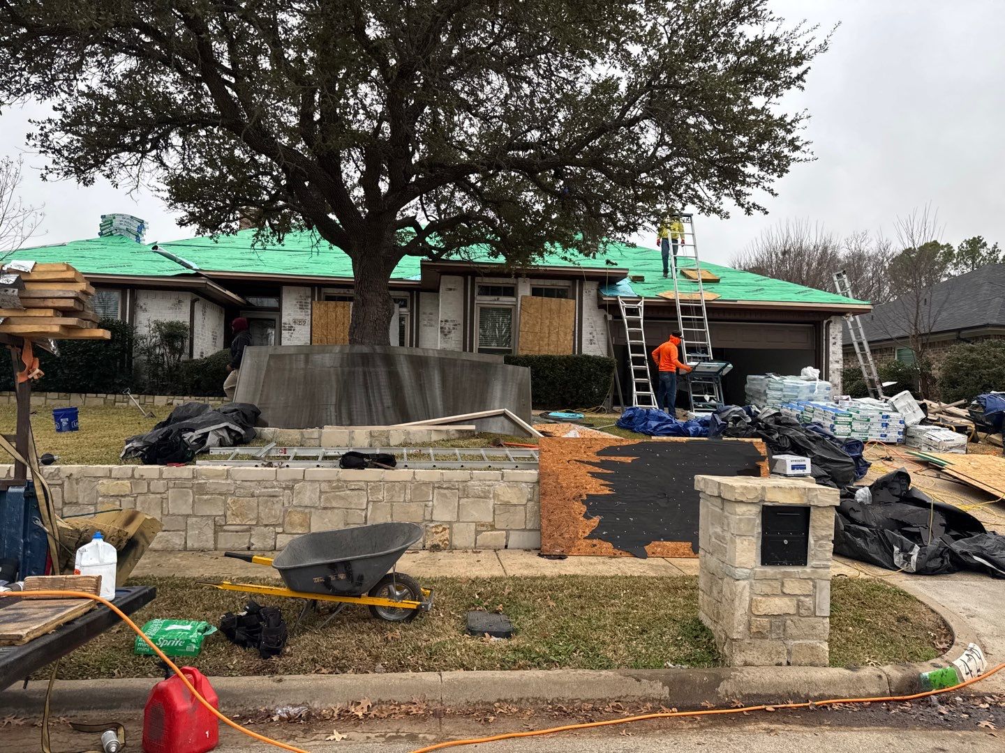 Project in Hurst by Hass Roofing Since 1978