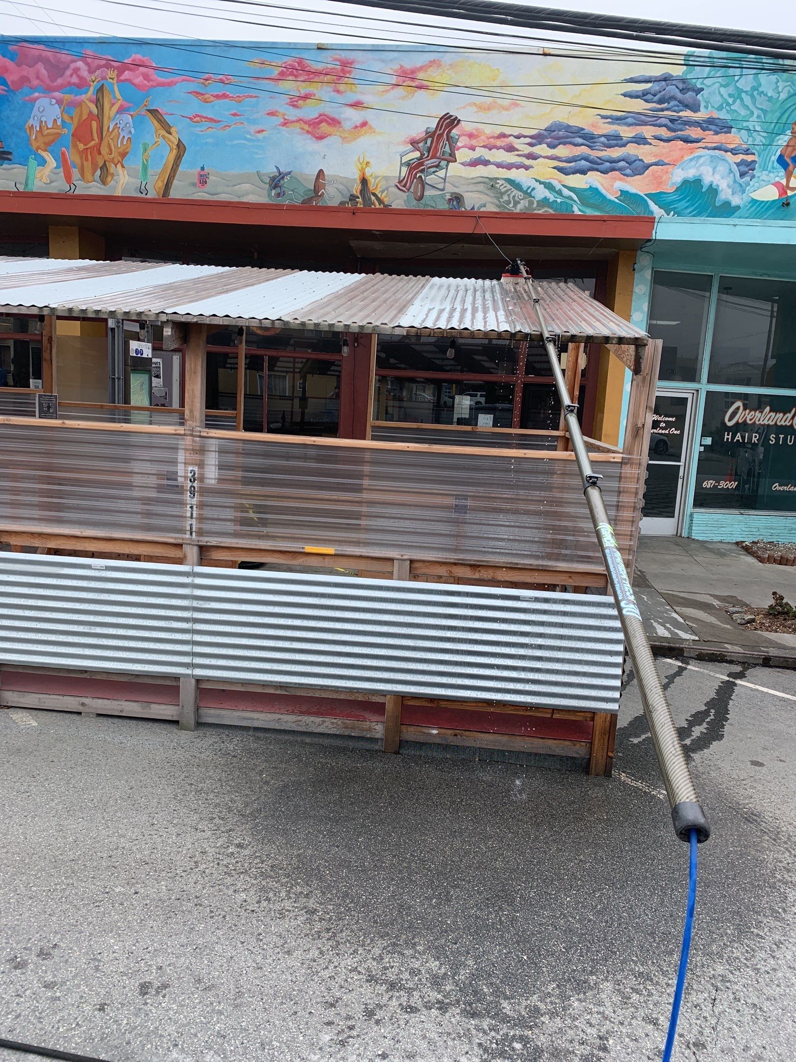 Window Clean—Pizza Place On Noriega by SpotFree Window Cleaning