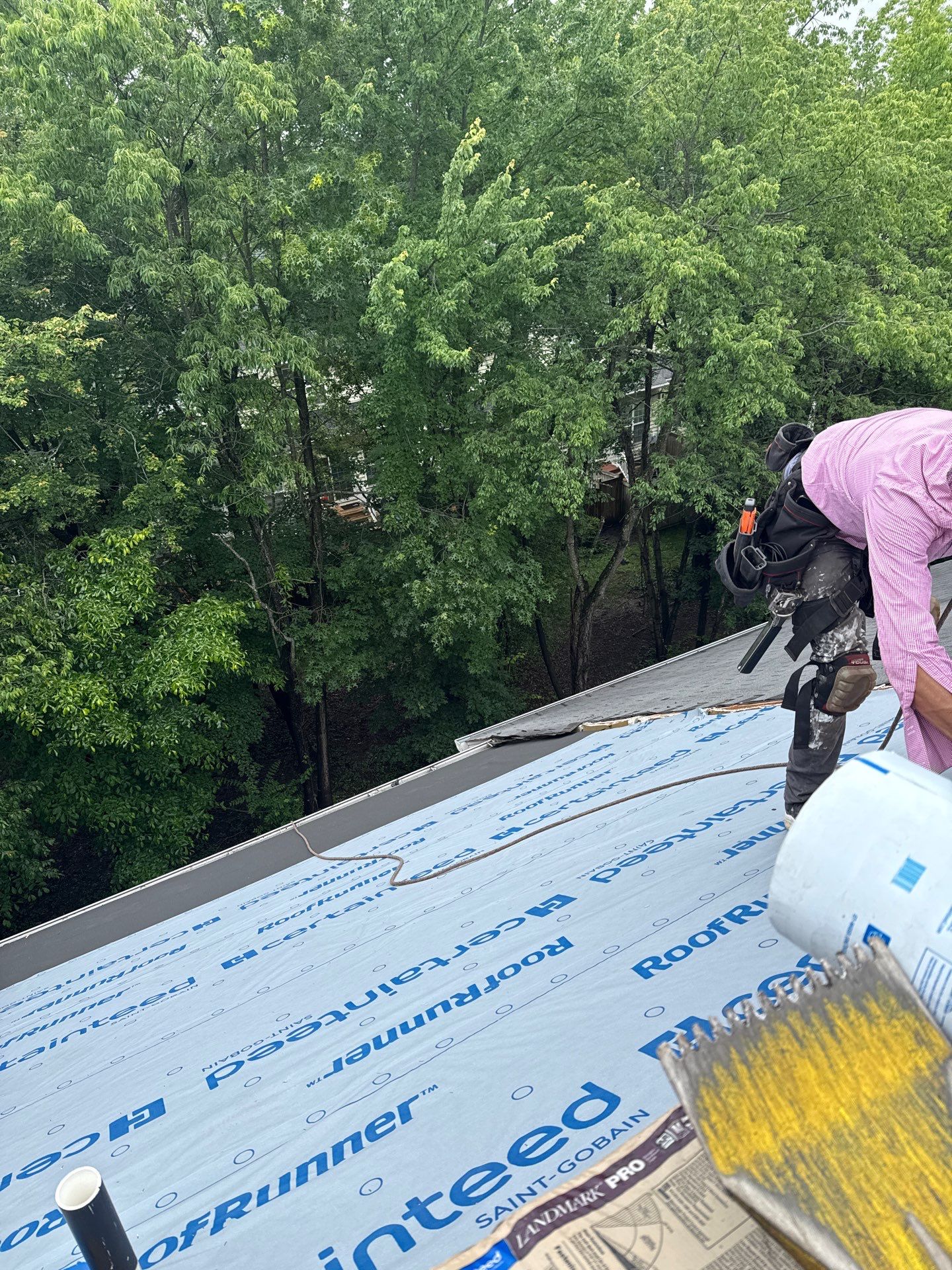 Reston Roof Replacement with CertainTeed Landmark PRO in Max Def Moire Black by RM Banning, Inc.