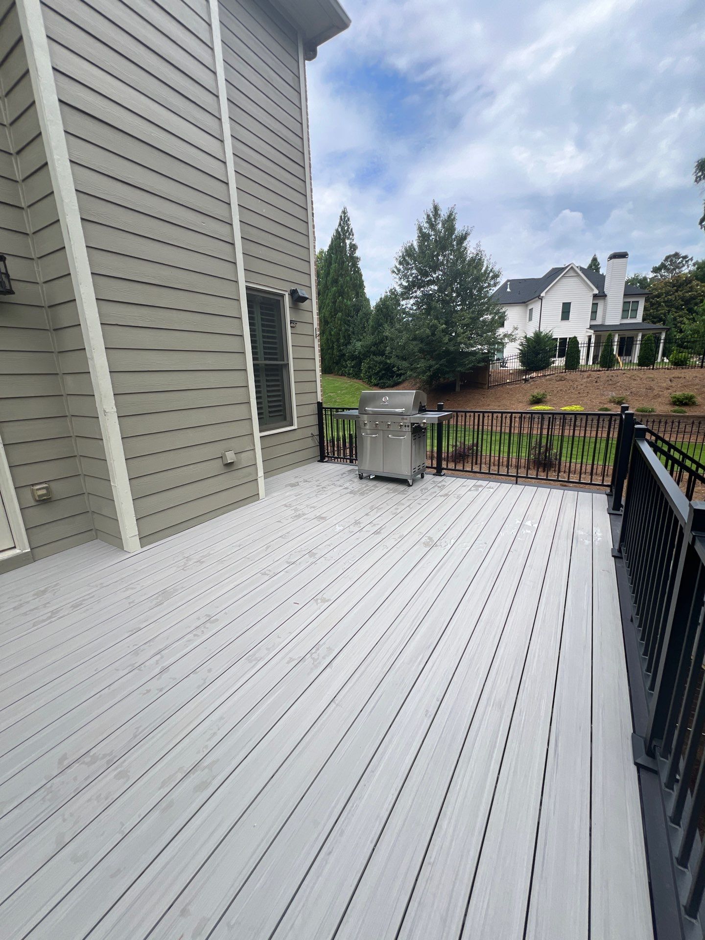 Marietta, GA Deck Resurface using Deckorators Summit Series Decking and ALX Contemporary Railing by Nelson Exteriors