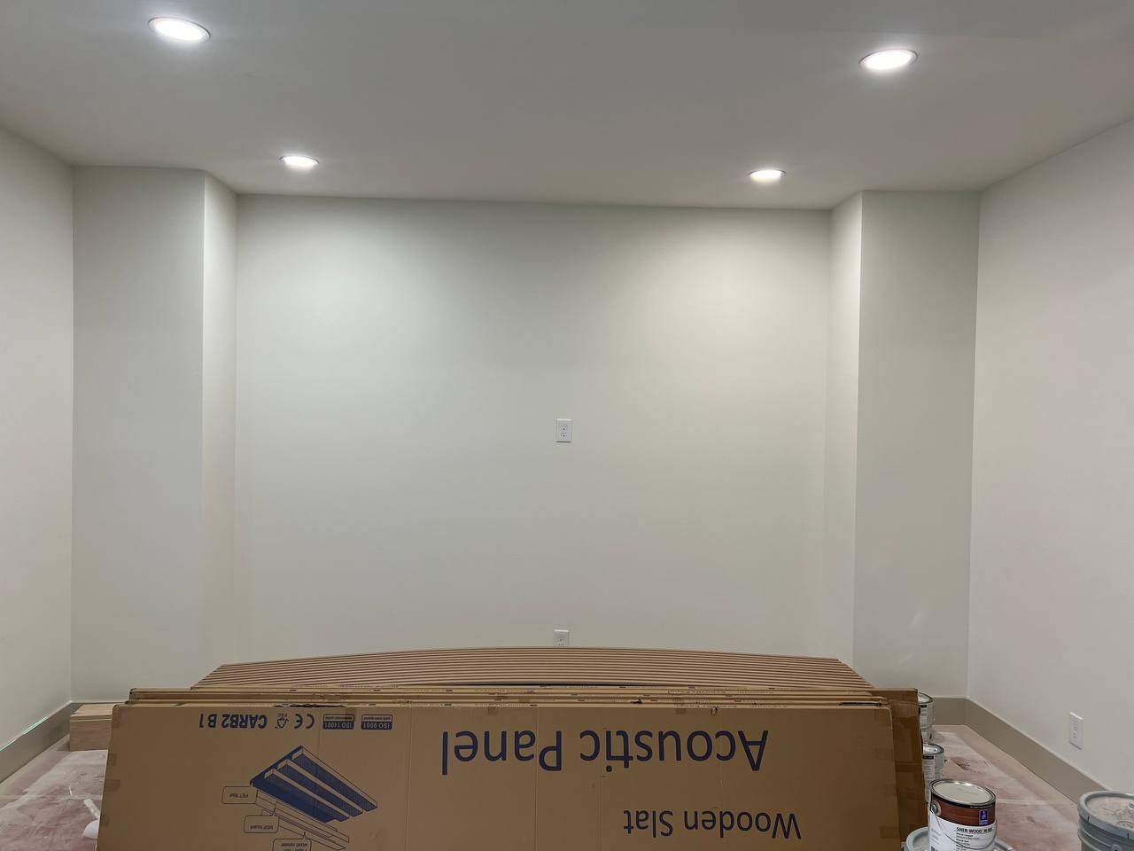 Acoustic panel installation by Handyman State LLC