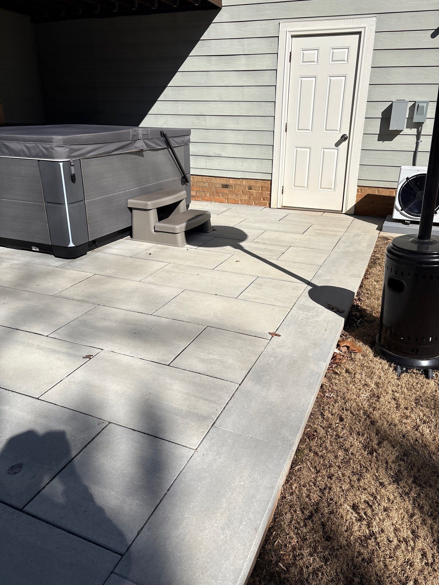 Wood and Concrete Deck using Wood and Concrete Sealant with PolySand by DuraSeal