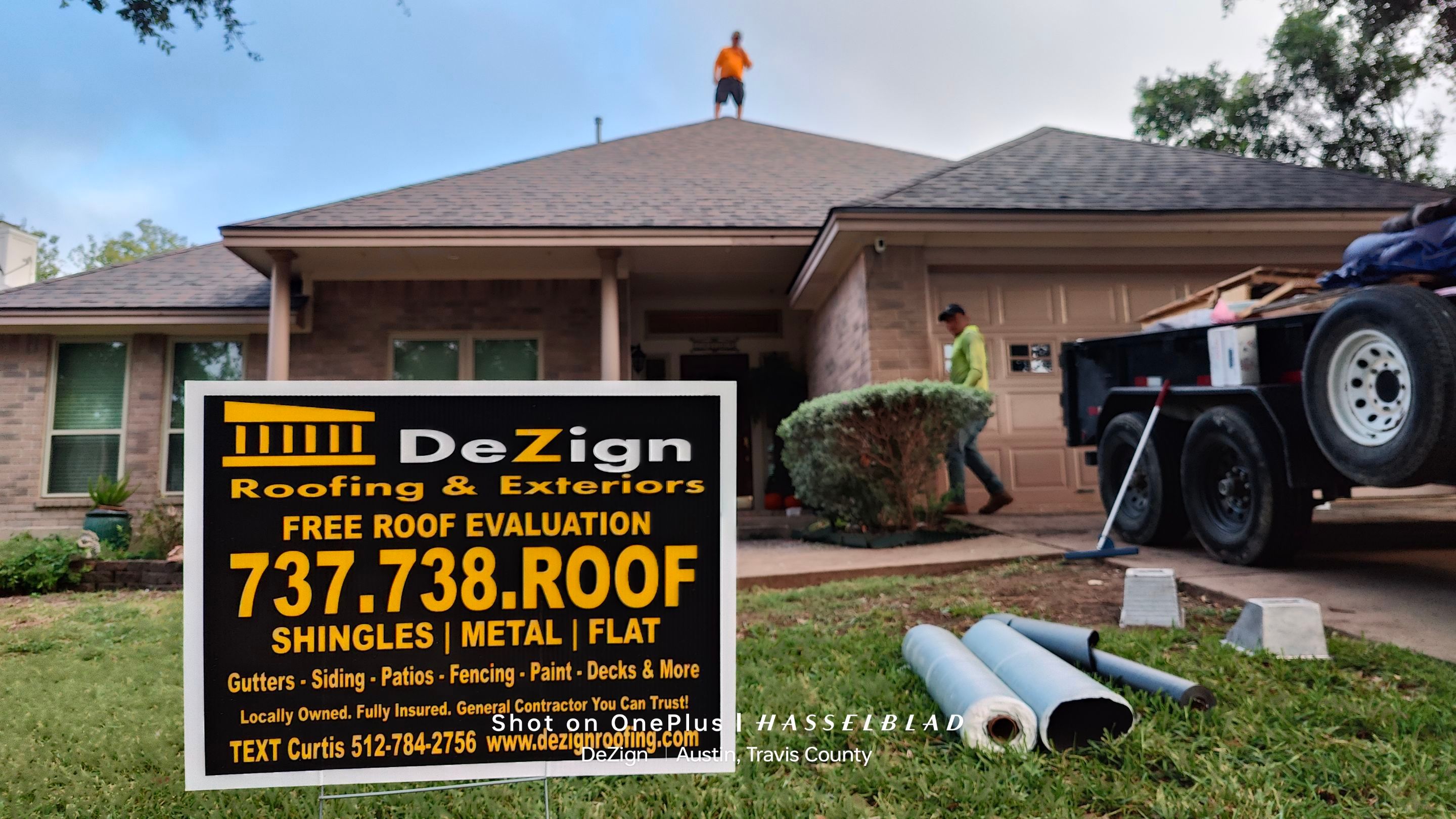 Residential Roofing Installation using IKO Dynasty Class 3 Driftshake by DeZign Roofing & Exteriors