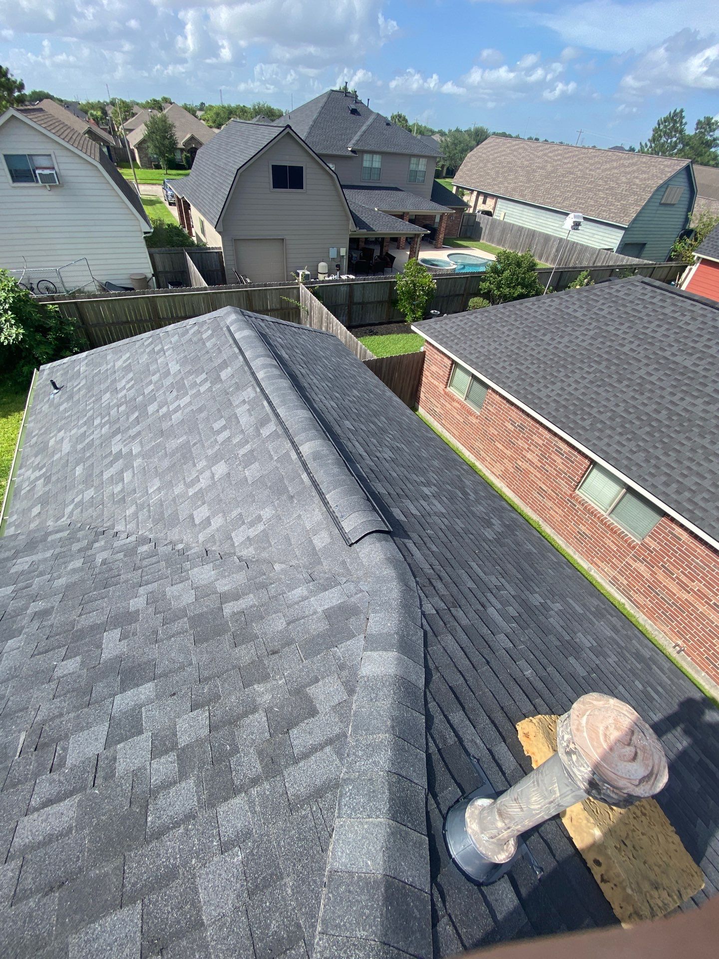 Residential Roof Replacement using Owens Corning - Onyx Black by Elite Roofing LLC
