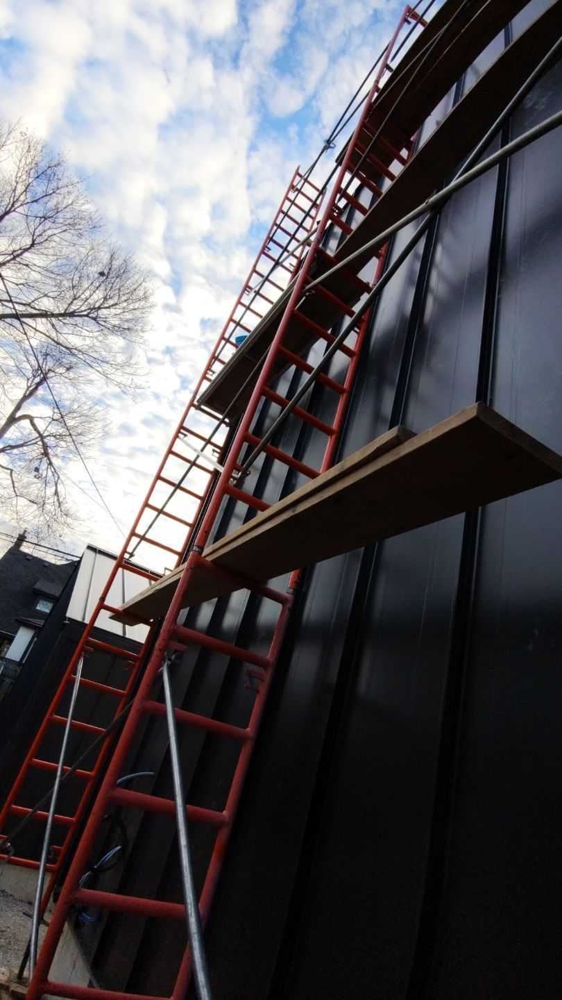 New Home Construction using 16" Standing Seam Panels by Jay Carter Roofing & Sheet Metal