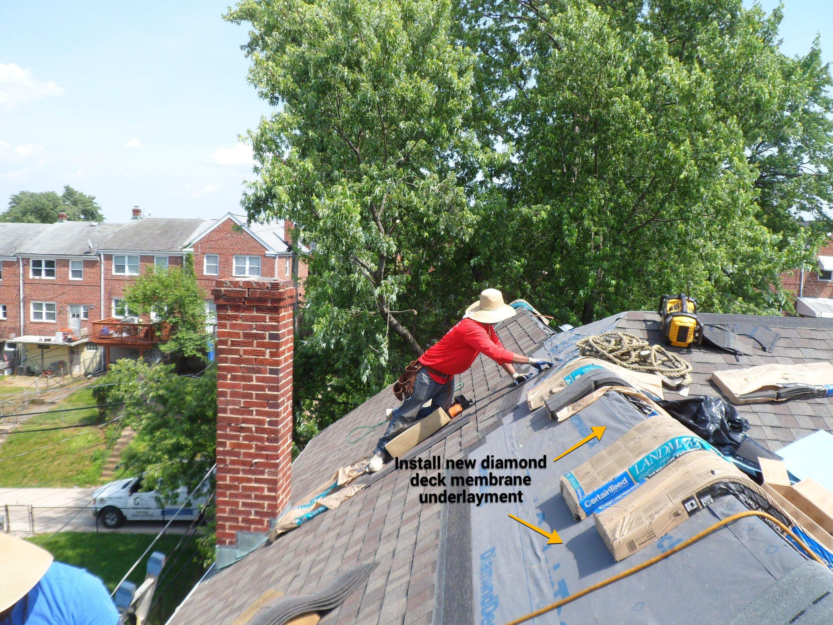Residential Roofing Installation using Landmark Pro  by Alpha Design Services
