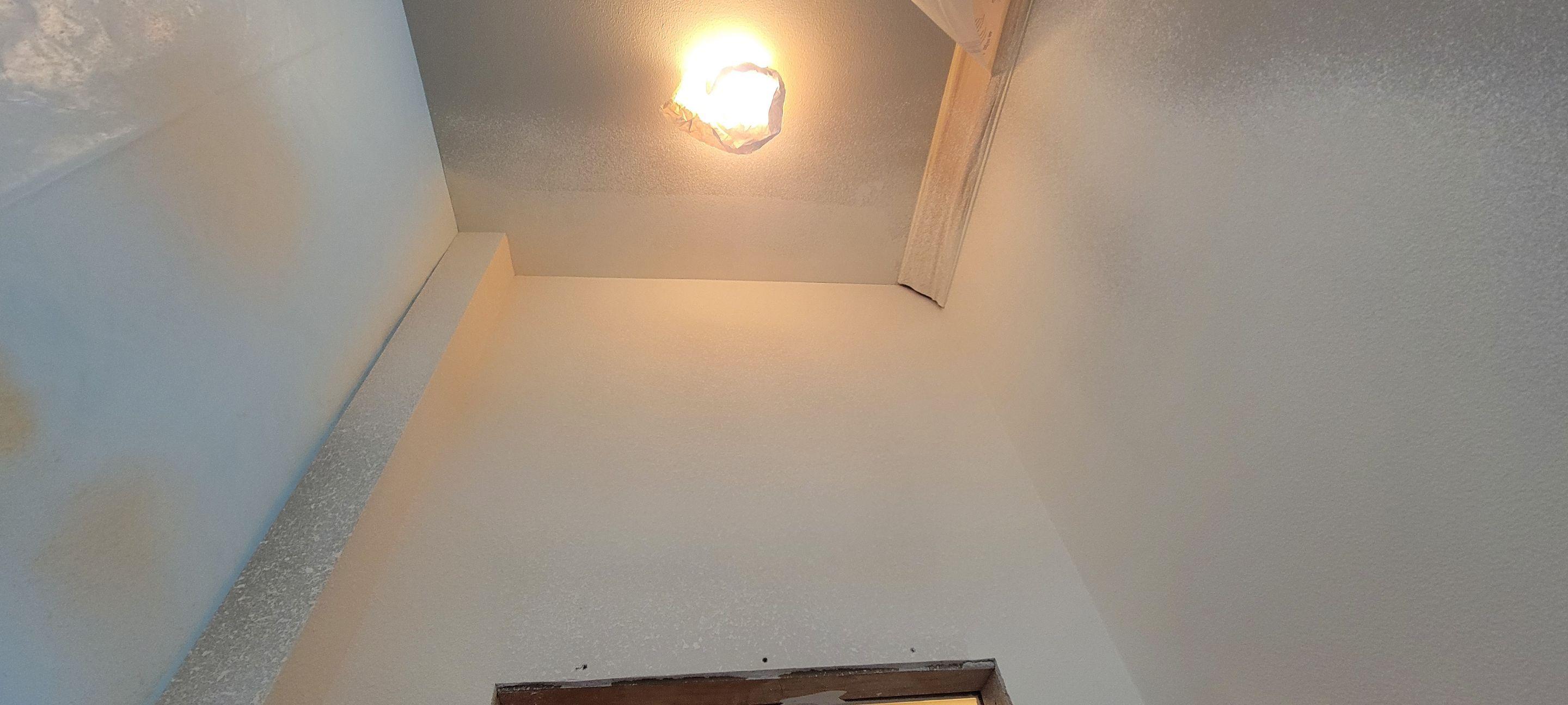 Closet transformation to coffee nook with custom shelves and LED lighting. by Crm Services Llc