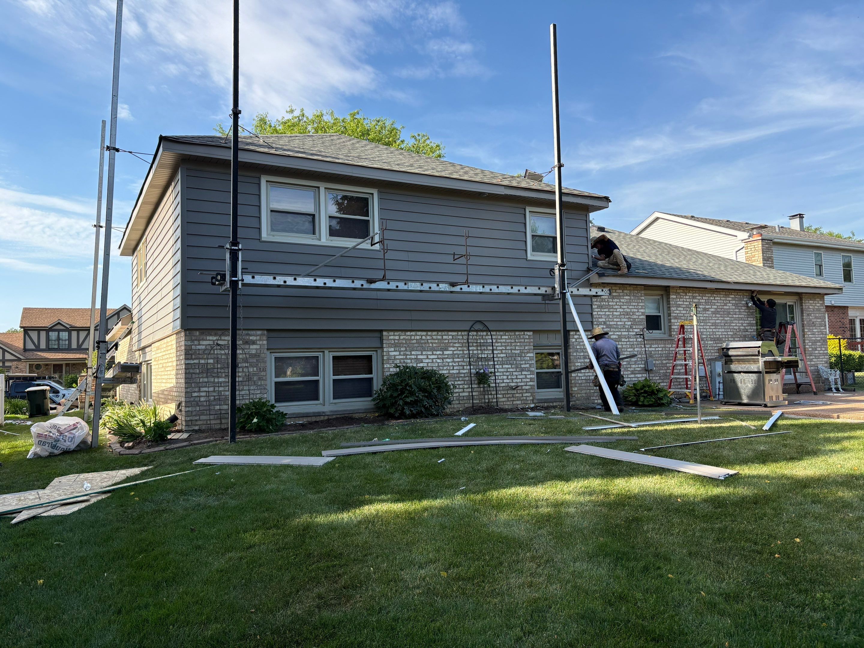 Roof, gutters and siding by Optimal Home Improvement 