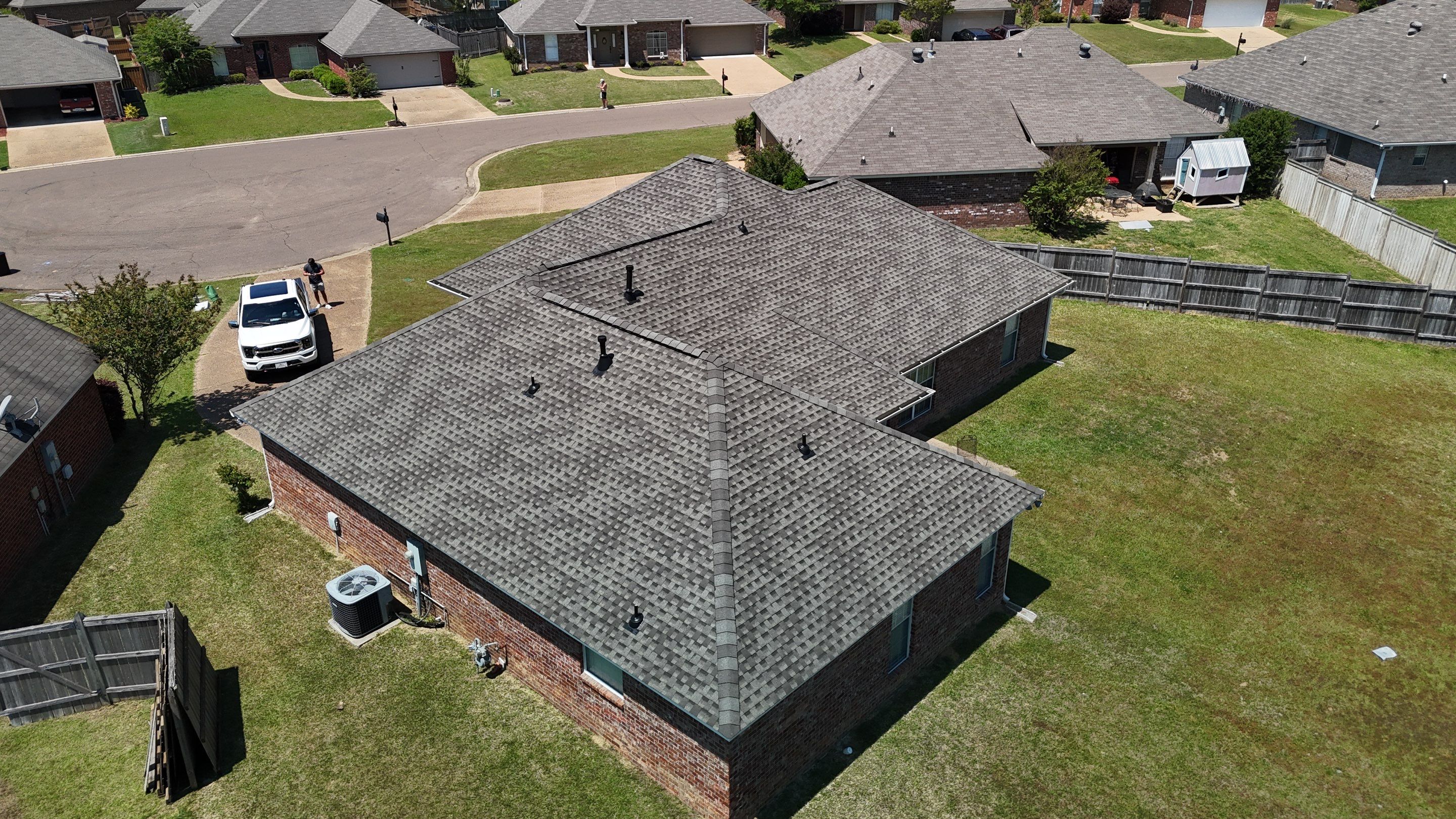 GAF 50-Year Weathered Wood by Roberson Construction LLC