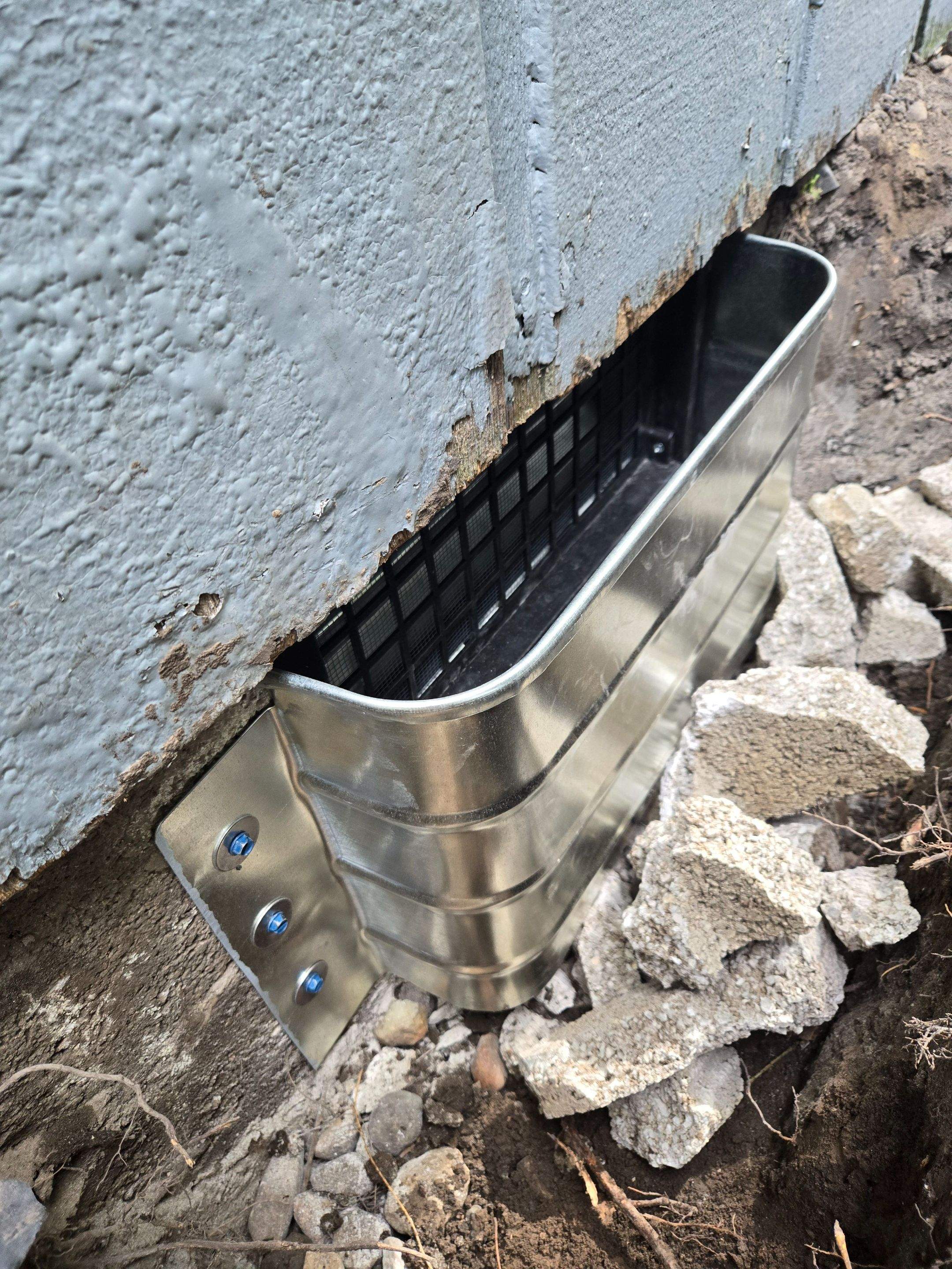 Crawl Space Dig Out, Vent Installation, Access Point and 90 mil Encapsulation by Allied Water Services