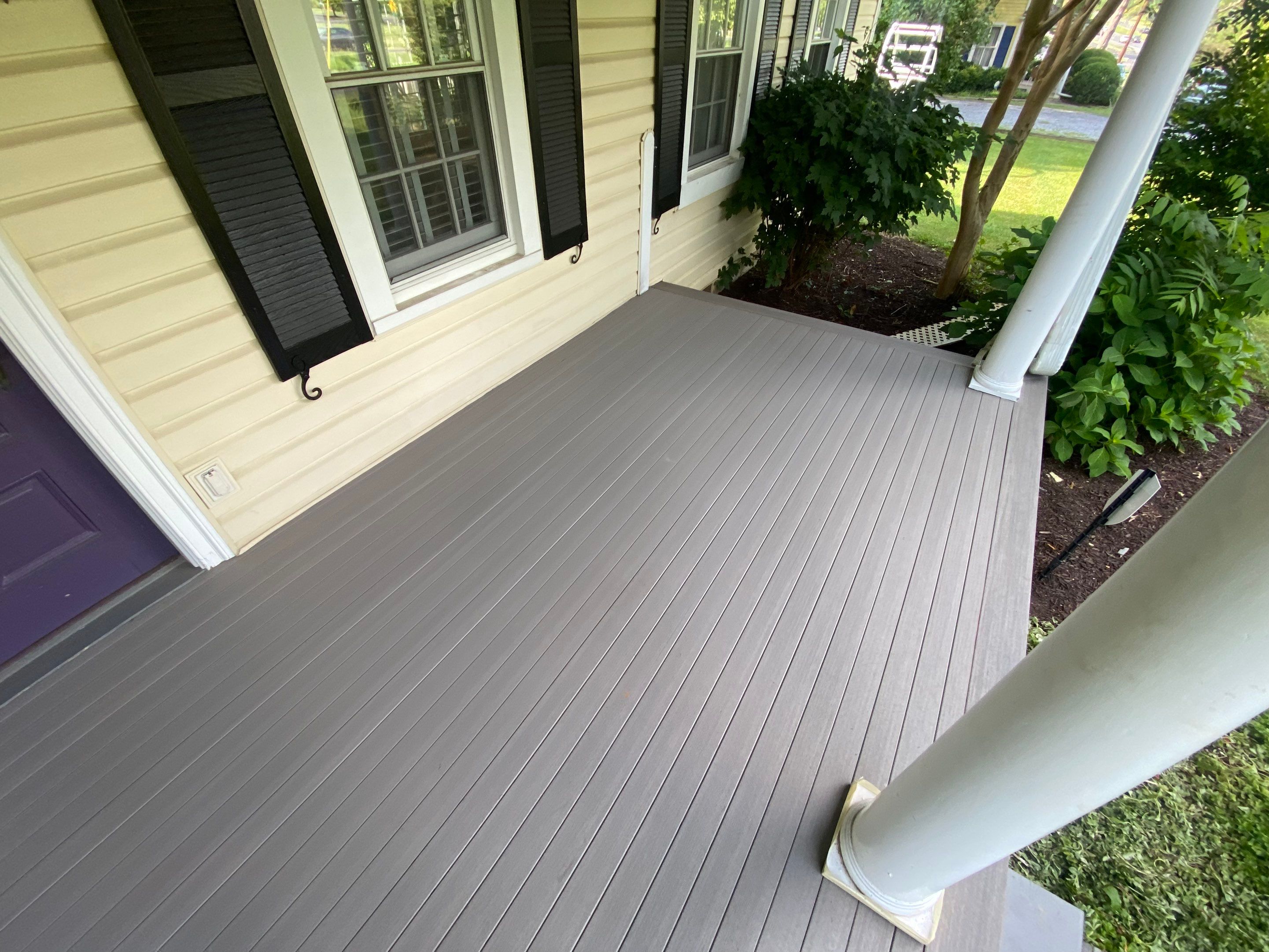 Front Porch Transformation using Timbertech Decking by The Smet Companies, LLC