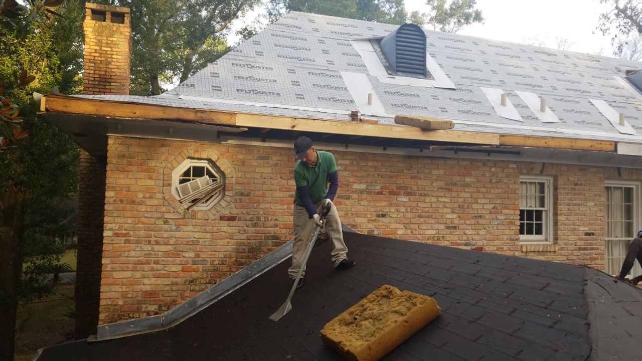 Residential Roofing Installation using Roof Replacement by American Roofing & Construction LLC