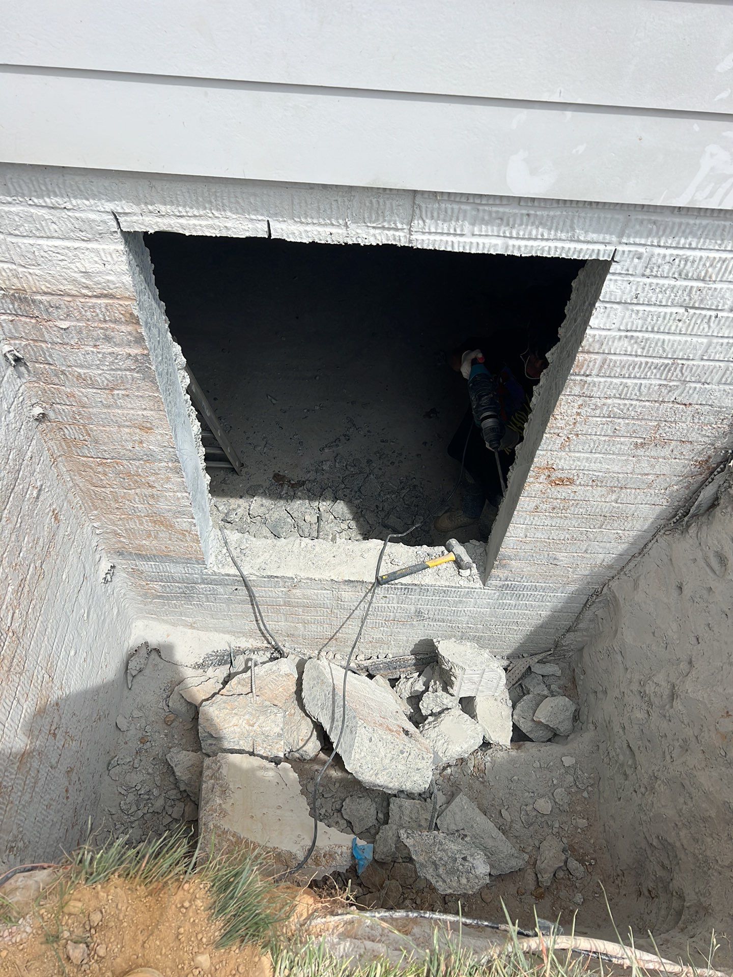 Egress window install, Great Falls, VA by Fairfax Contractors, LLC