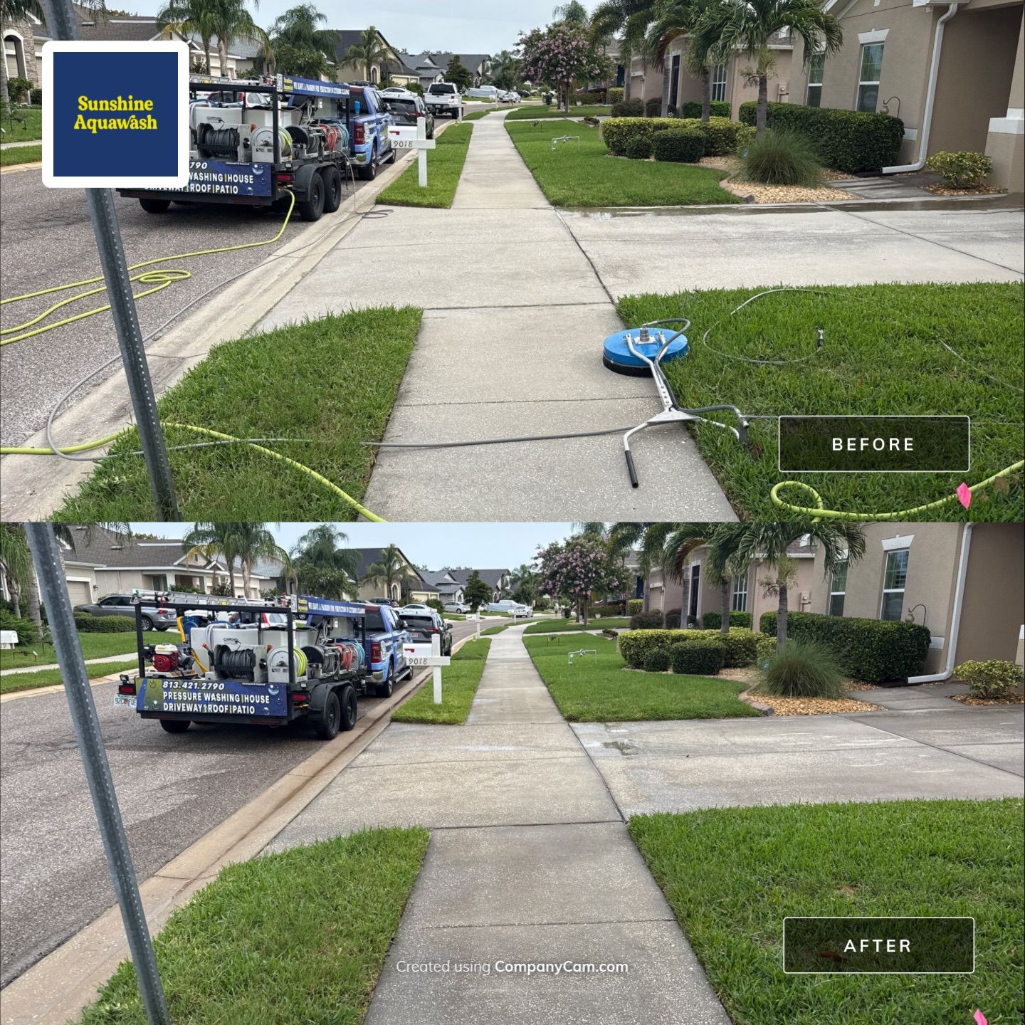 Lanai, Driveway & Sidewalk Cleaning in Palmetto, FL by Sunshine AquaWash