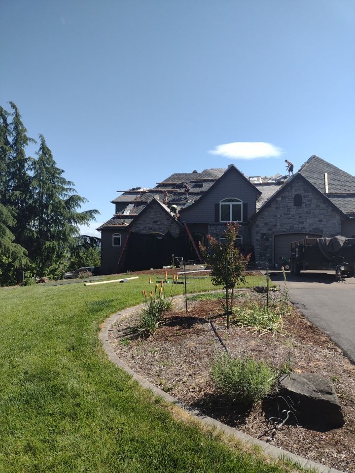 Residential Roofing Installation using Malarkey Windsor 50 Year Shingle (Color: Storm Grey) by Orezona Building & Roofing Company, Inc.