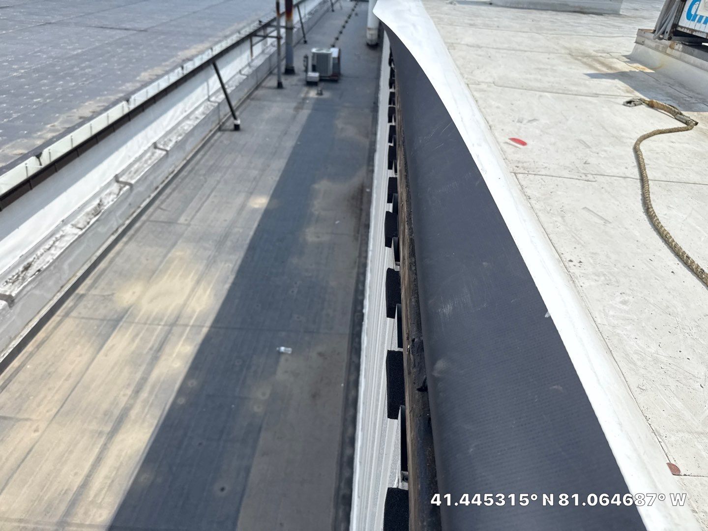 Edge metal and Siding replacement by Commercial Roofing and Coating Systems