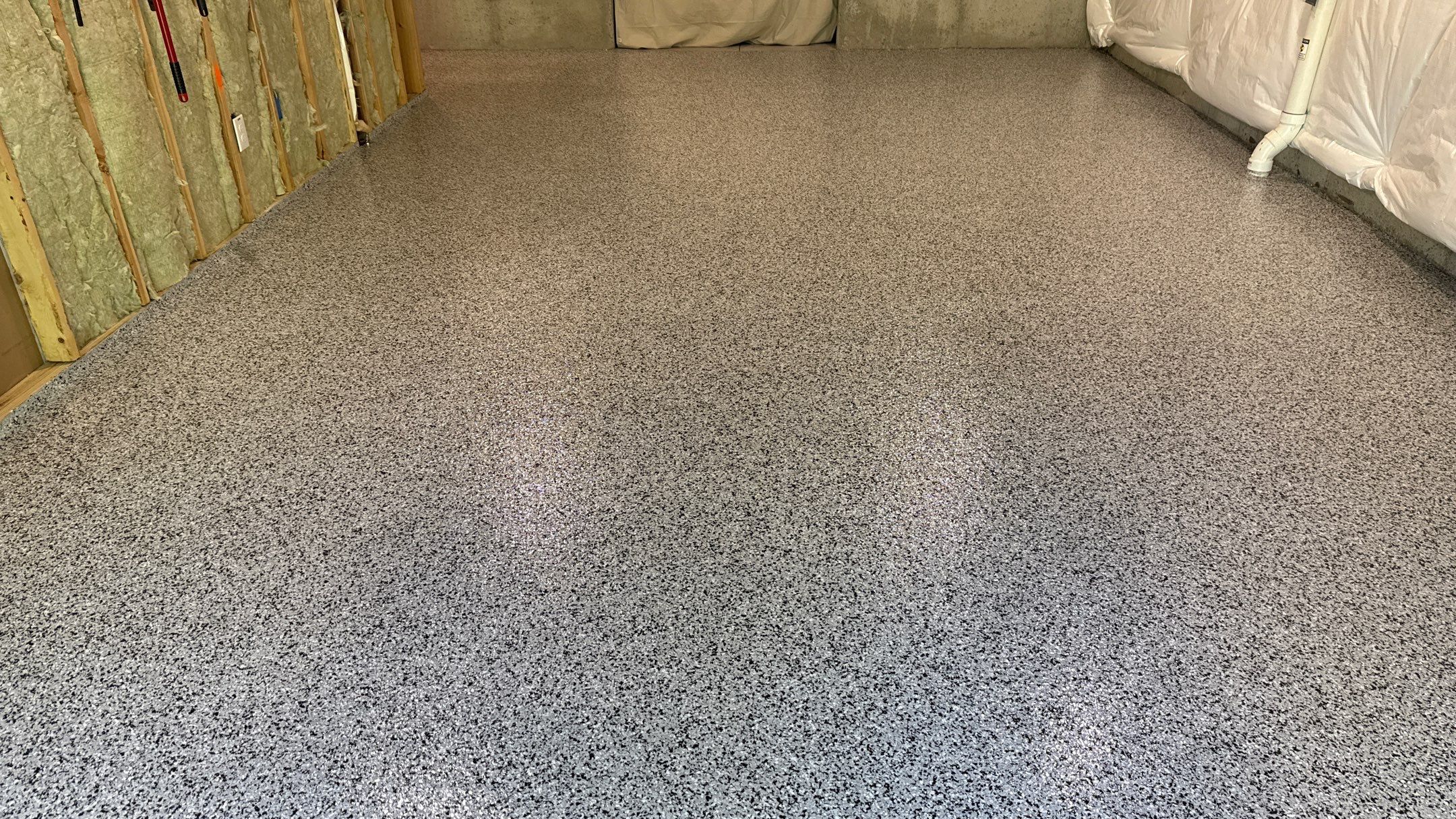 Randy Chose to Coat His Basement  by Banner Garage