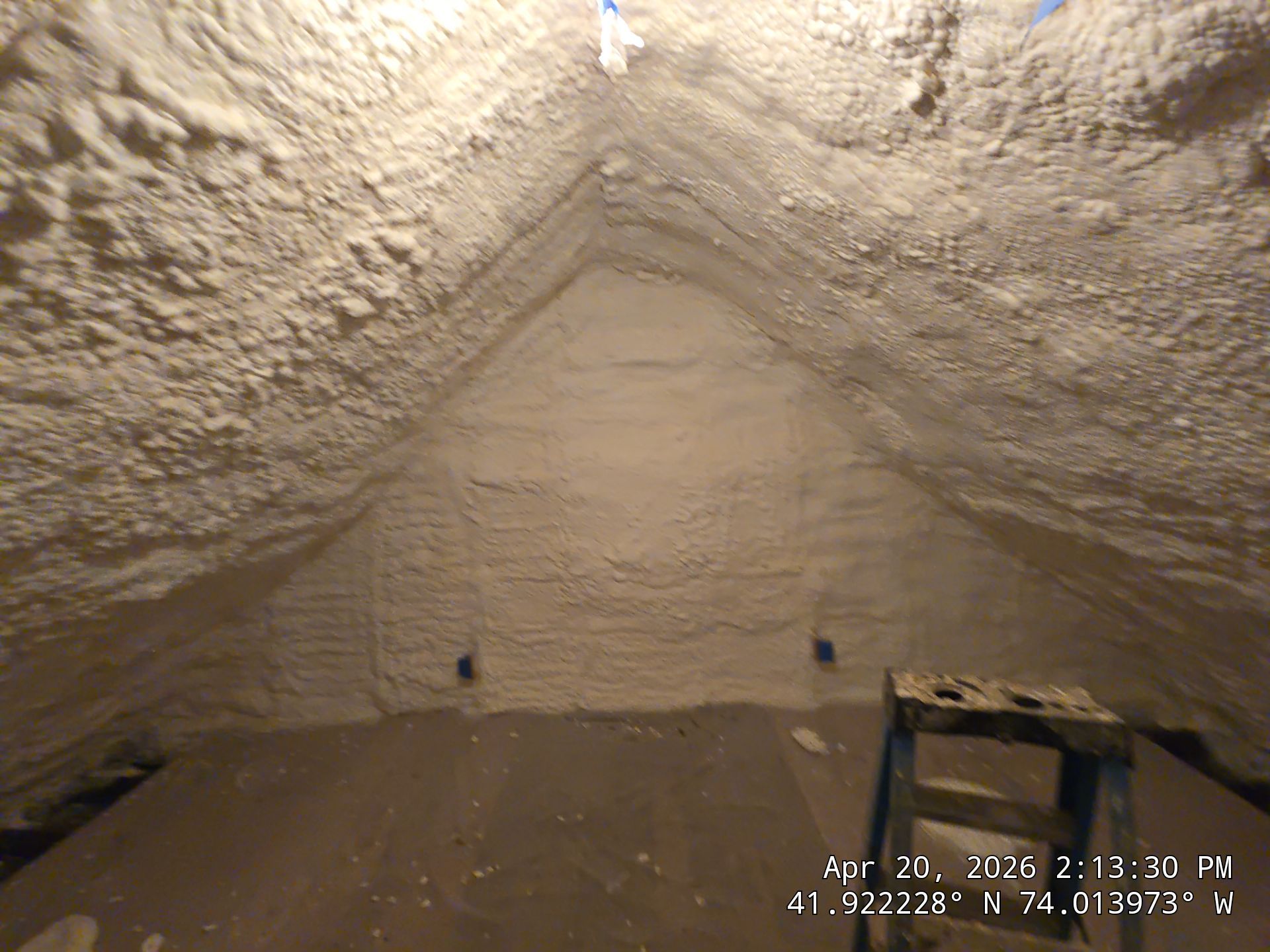 Attic Insulation using open cell spray foam by NYS Foam & Energy