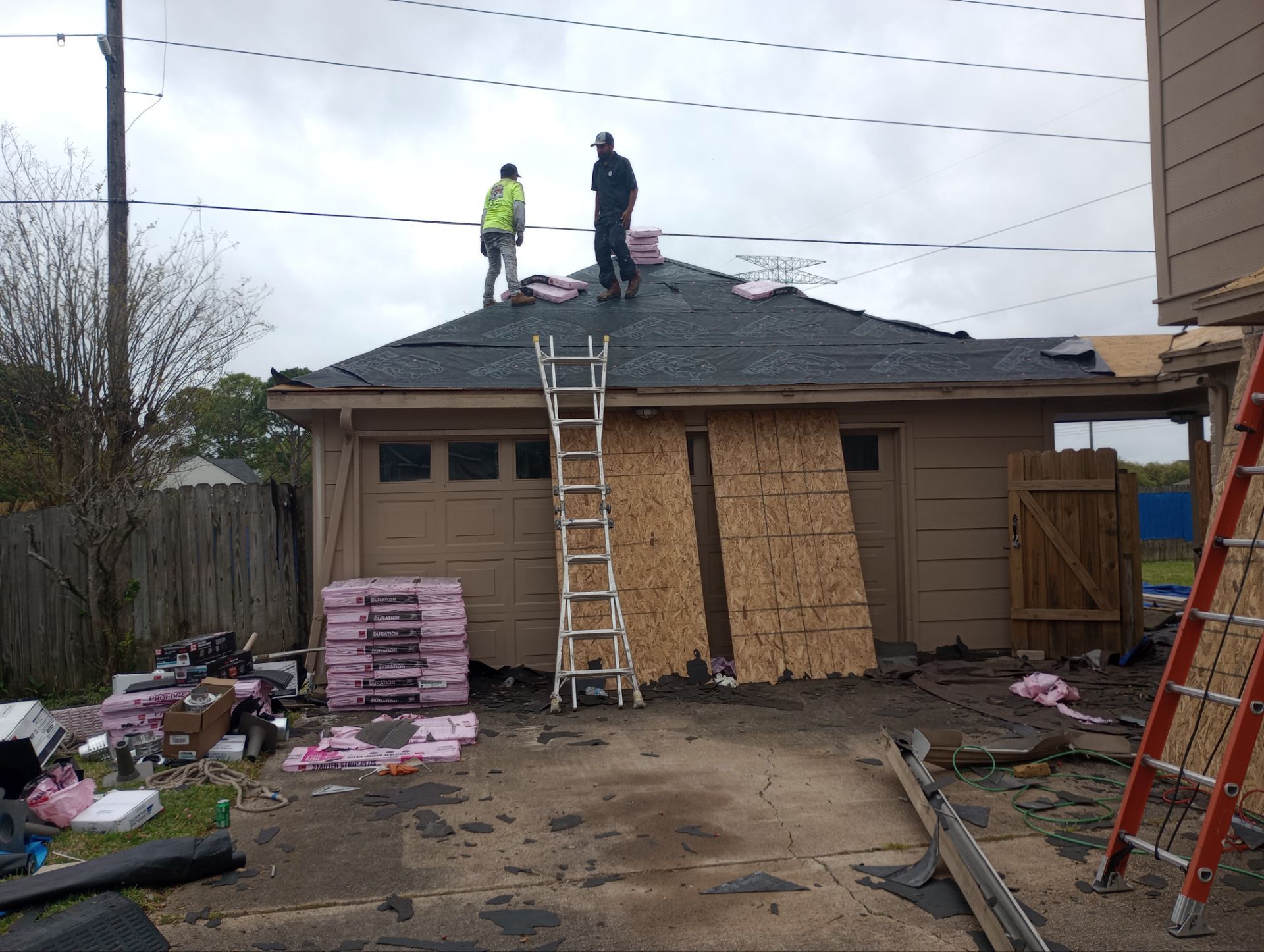 Residential Roofing Repair using Owen's Corning Duration (Lifetime) Shingles by Roof Repair Company