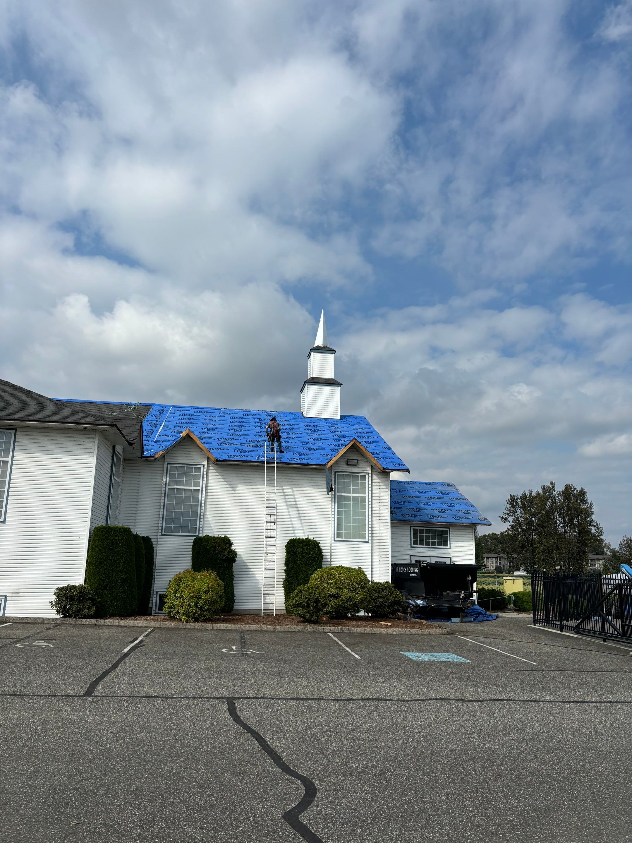 Commercial Shingle to Metal Conversion using Prolok 12 - 26g - Standard option by Top Notch Roofing Inc