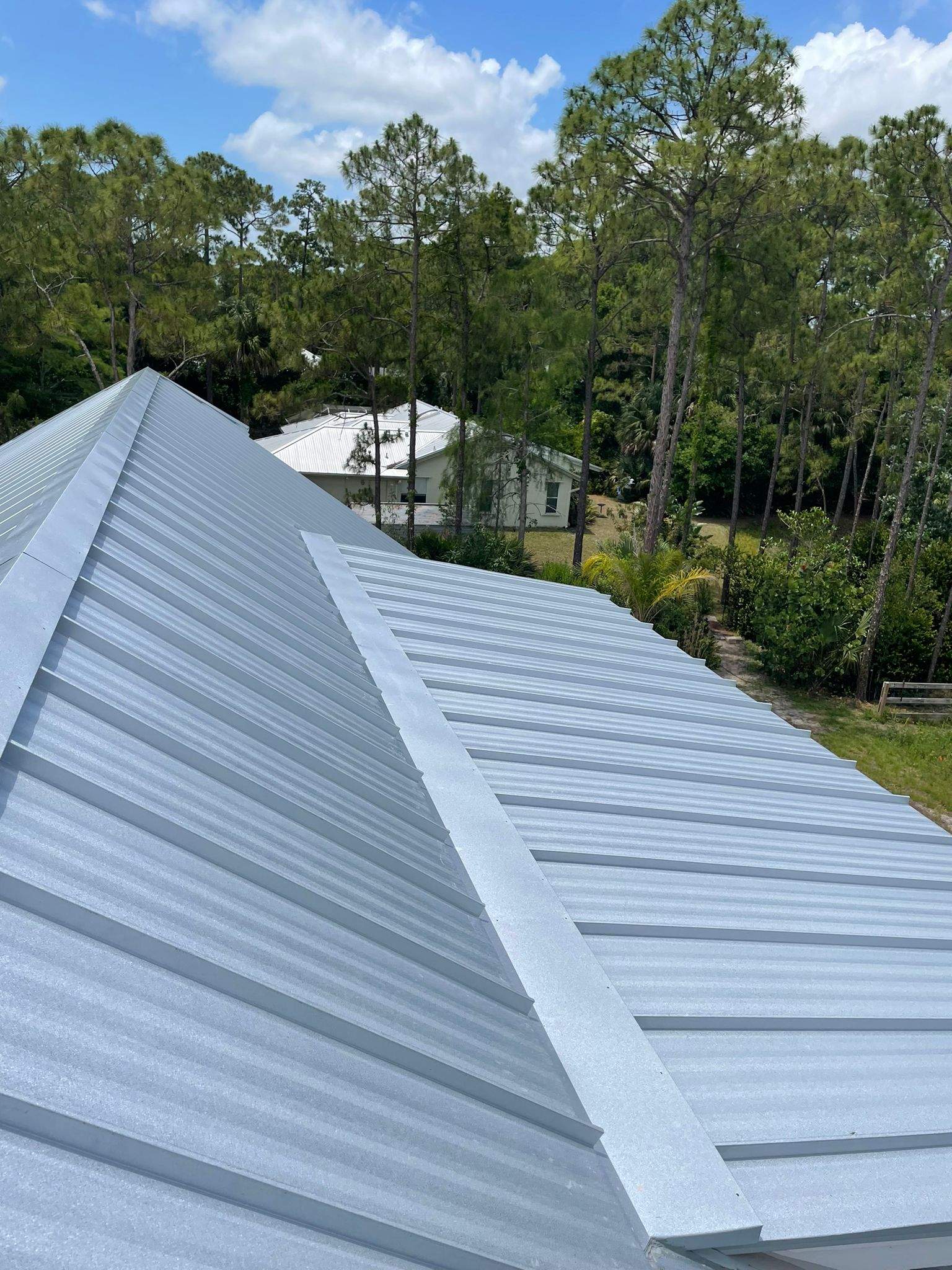 24ga 1.5" Mechanical Seam Mill Finish by Total Roofing System The Metal Roof Experts