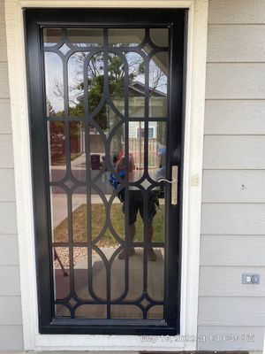 Storm Door Repair from Wind Damage using Replacement Parts
