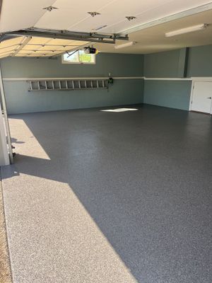 Garage Floor Coating using Briar