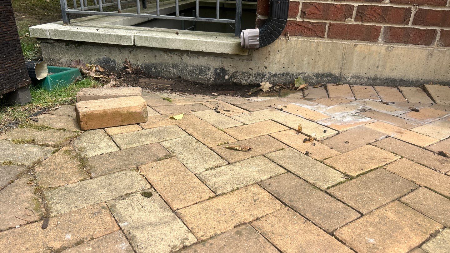 brick paver repair  using Structure bond Techniseal by Northern Power Washing LLC.