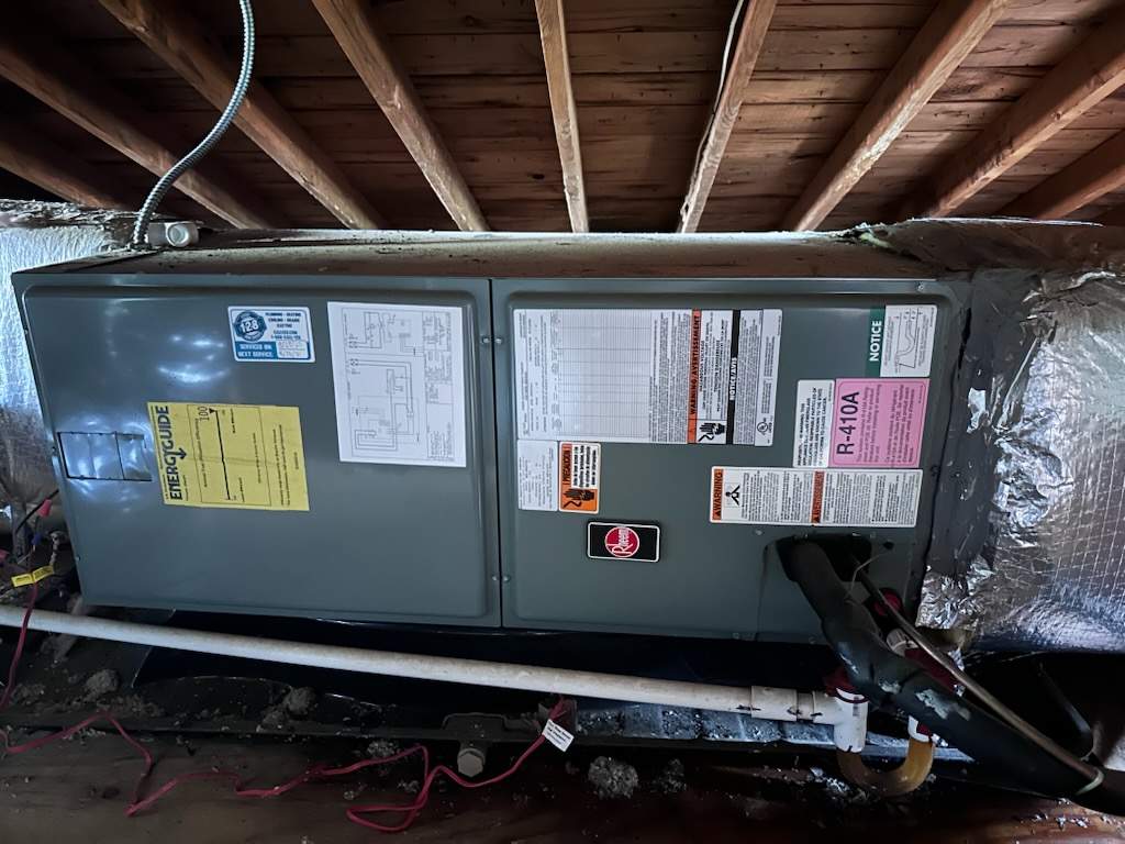 Attic Air Handler Condensate Repair — Medford, MA by FAGONE MECHANICAL
