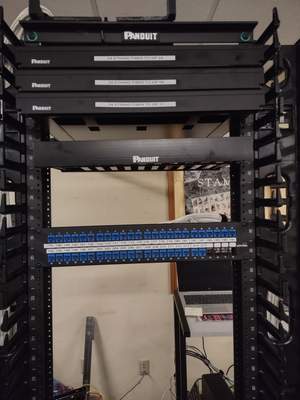 Structured cabling installation by CimaSolutions