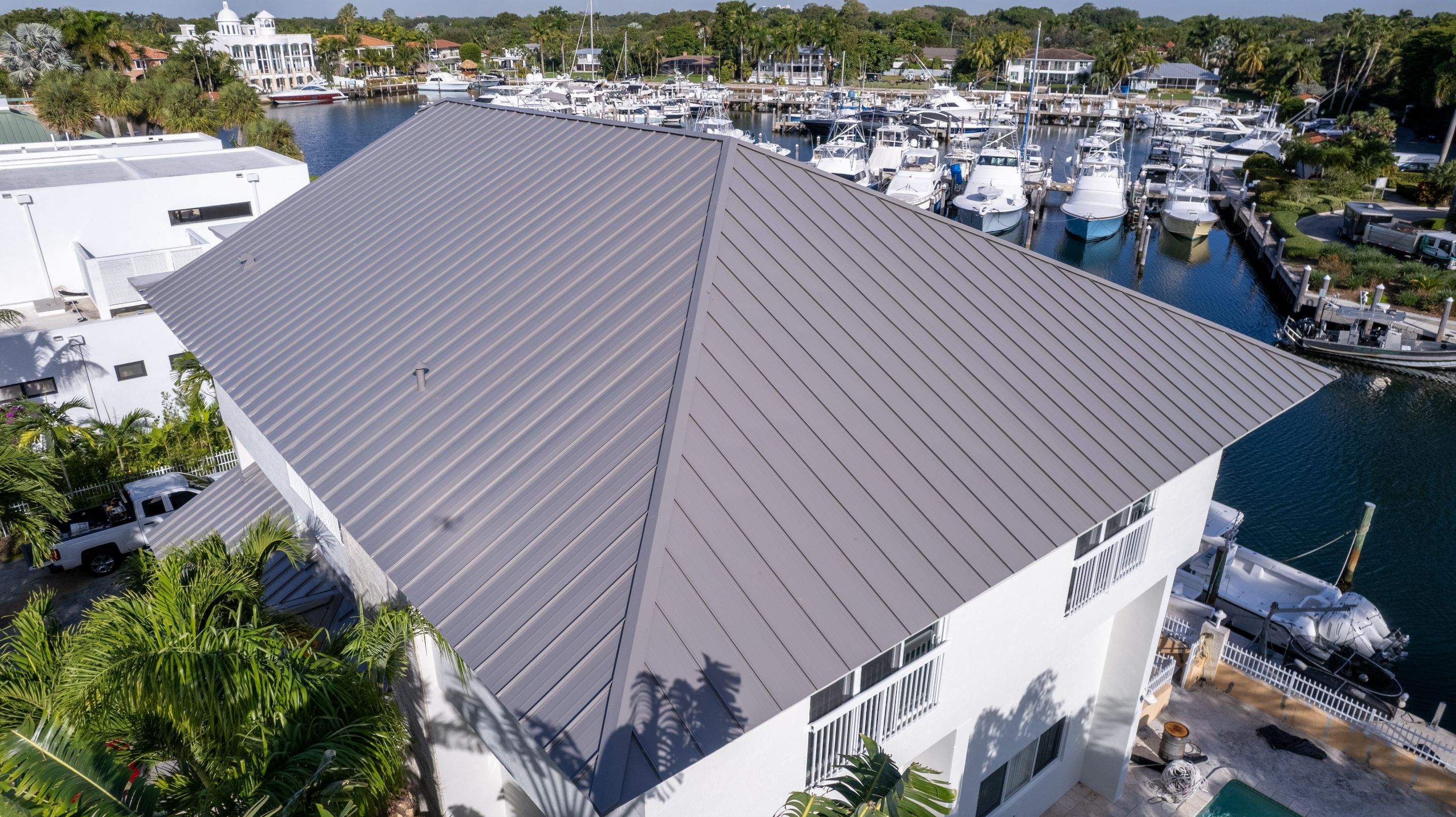 Metal Roof - Aluminum - Slate Gray by Istueta Roofing