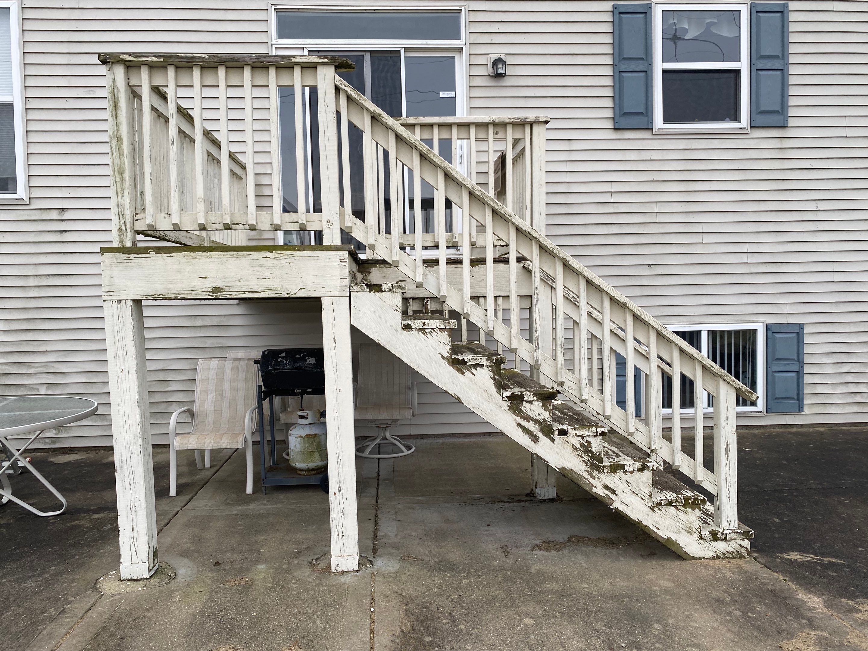 Deck Resurface with Treated SYP by Two Brothers Residential Maintenance