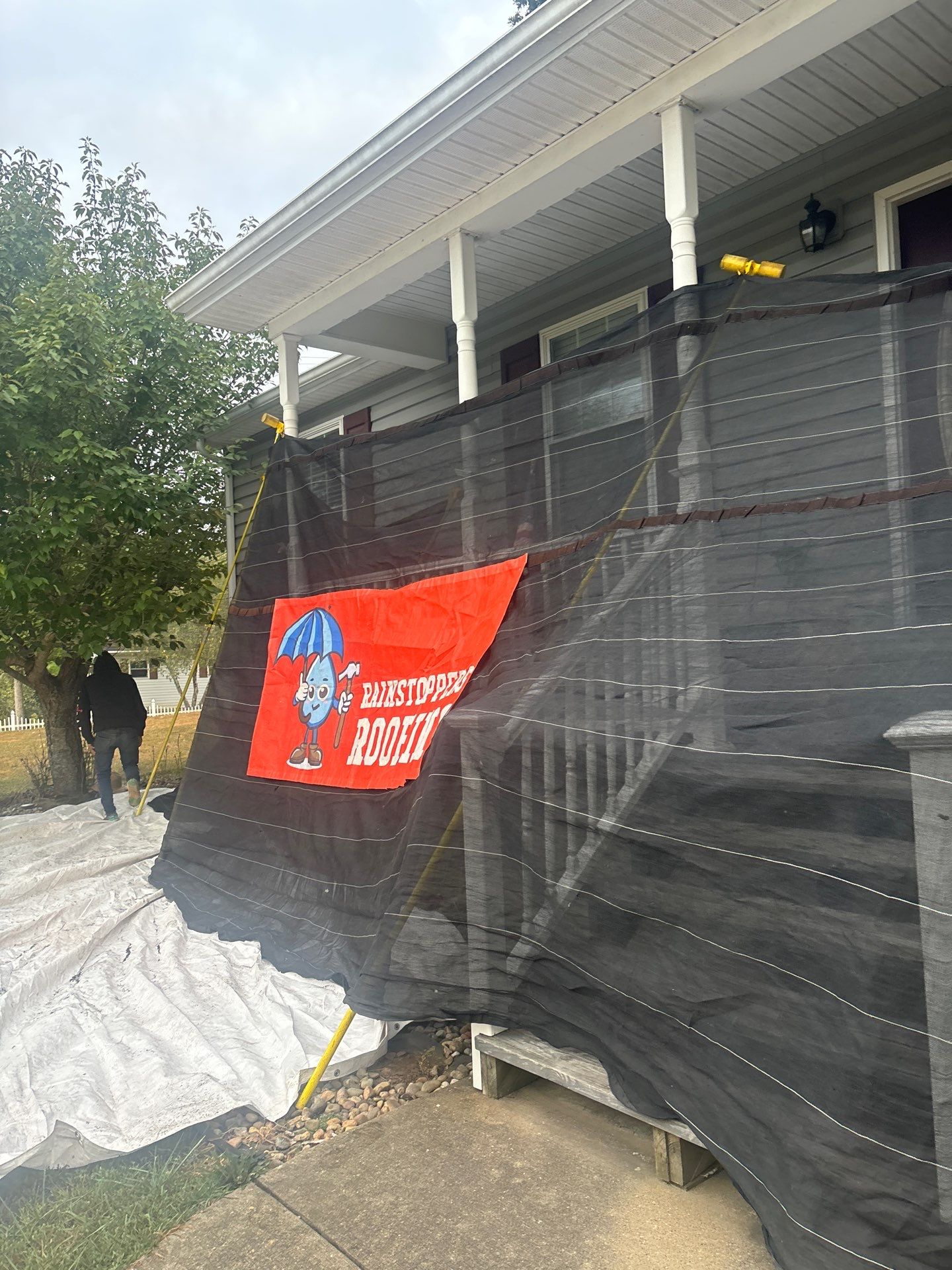 Residential Roofing Installation using GAF Timberline HDZ by Rainstoppers Roofing