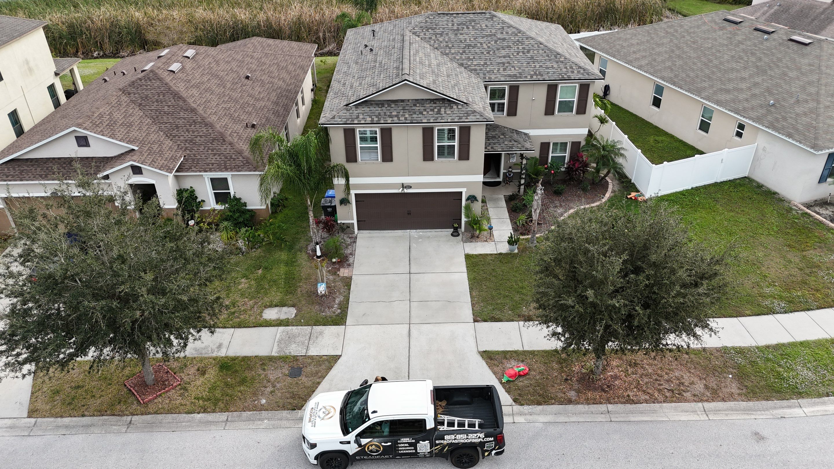 Roof Replacement in Gibsonton, FL by Steadfast Roofing 