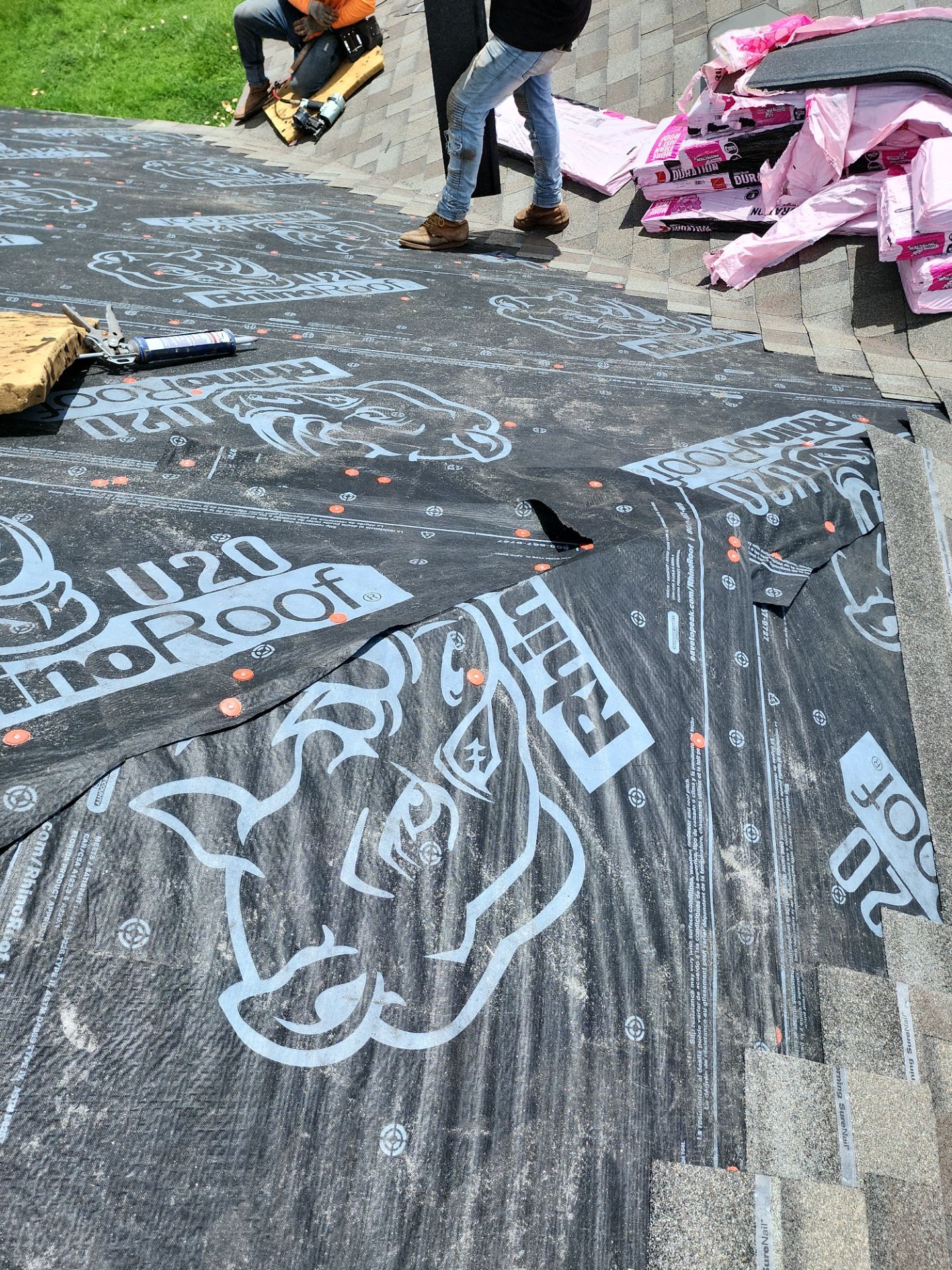 Residential Roofing Repair using Owen's Corning Duration (Lifetime) Shingles by Roof Repair Company