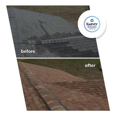 Residential Roofing Installation using Roofing Shingles
