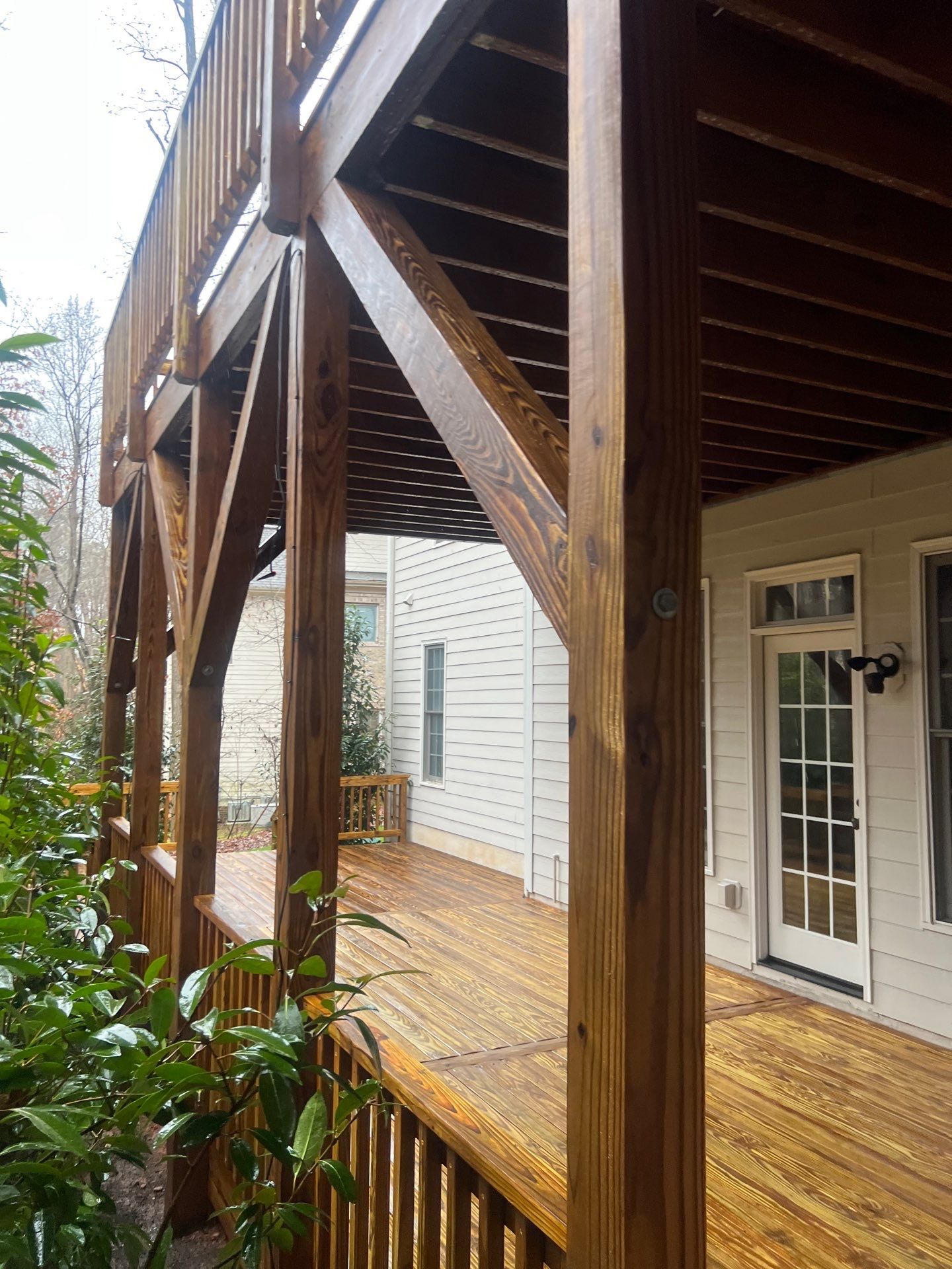 Multi level Deck coated with Wood Sealant by DuraSeal