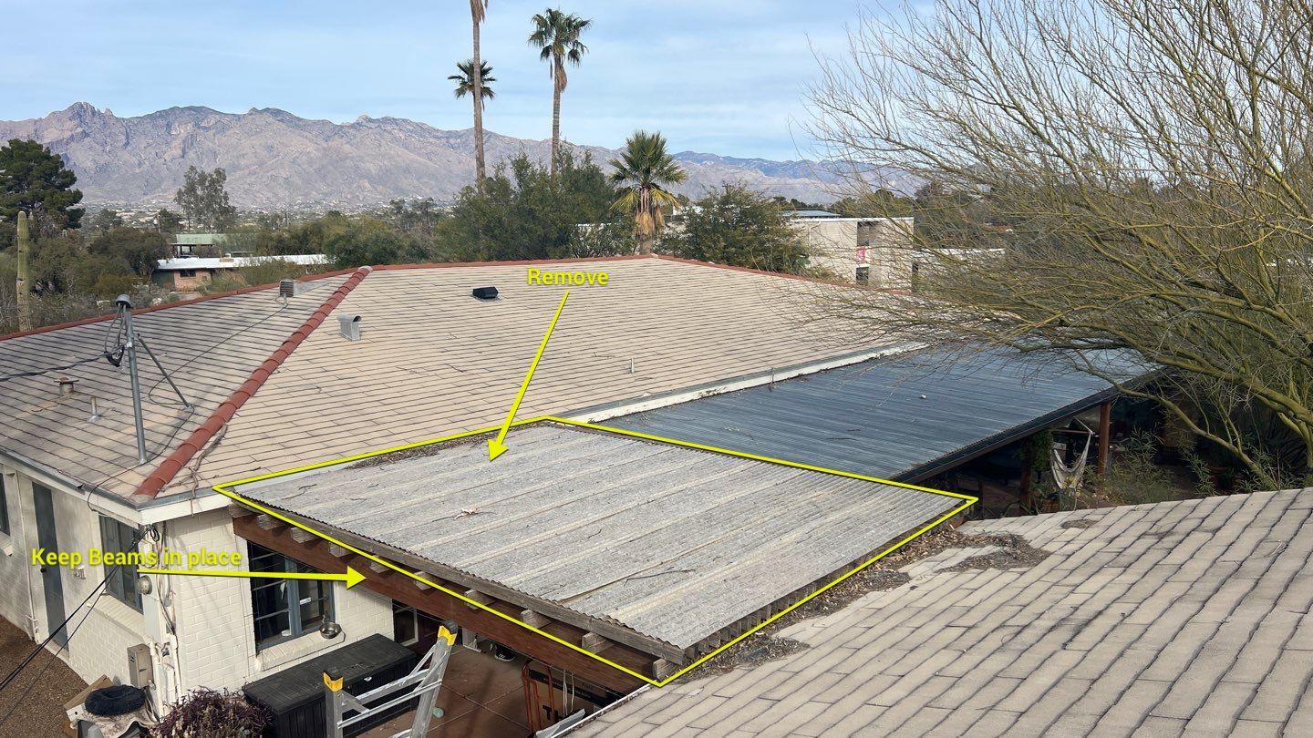 Light Stone Exposed Fastener by Reimagine Roofing