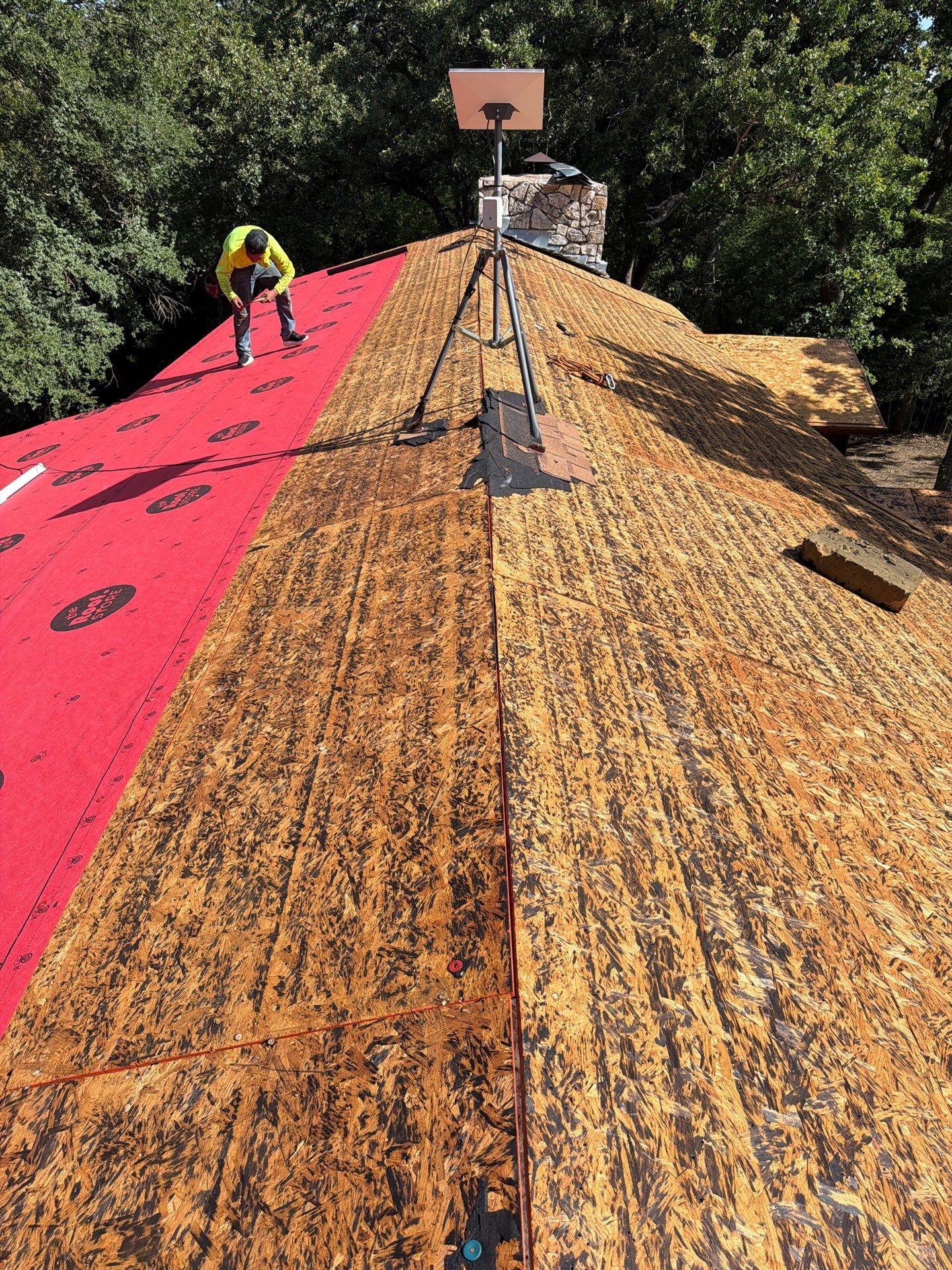 Fort Worth Log Home Roof Replacement and Gutter System Service by Performance 1 Roofing