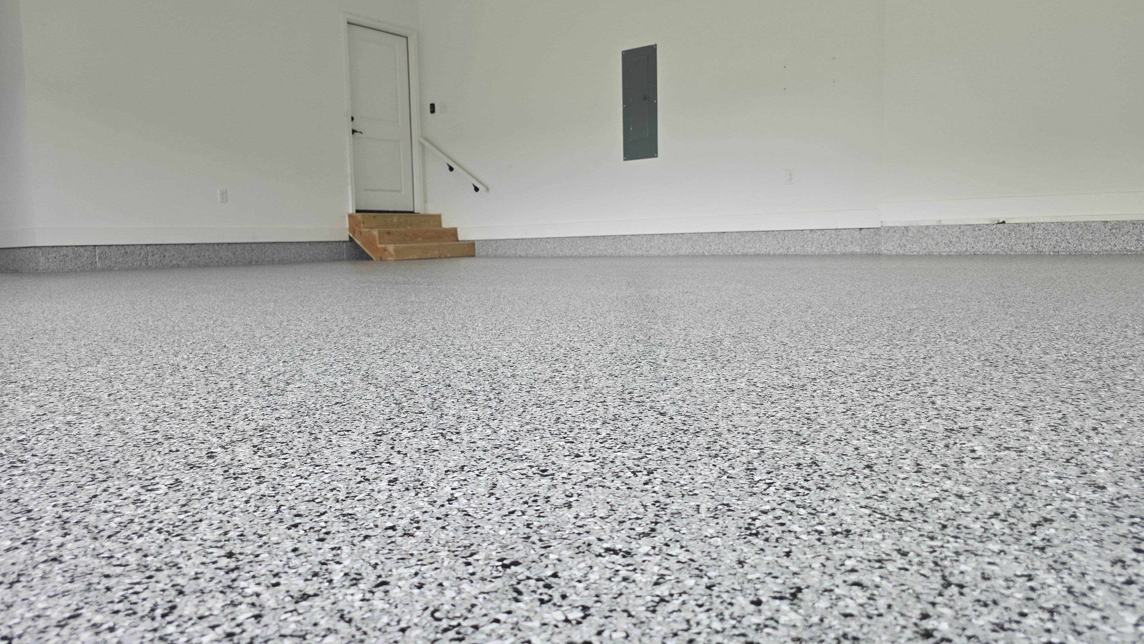 Garage Using Flake by Elite Floor Solutions