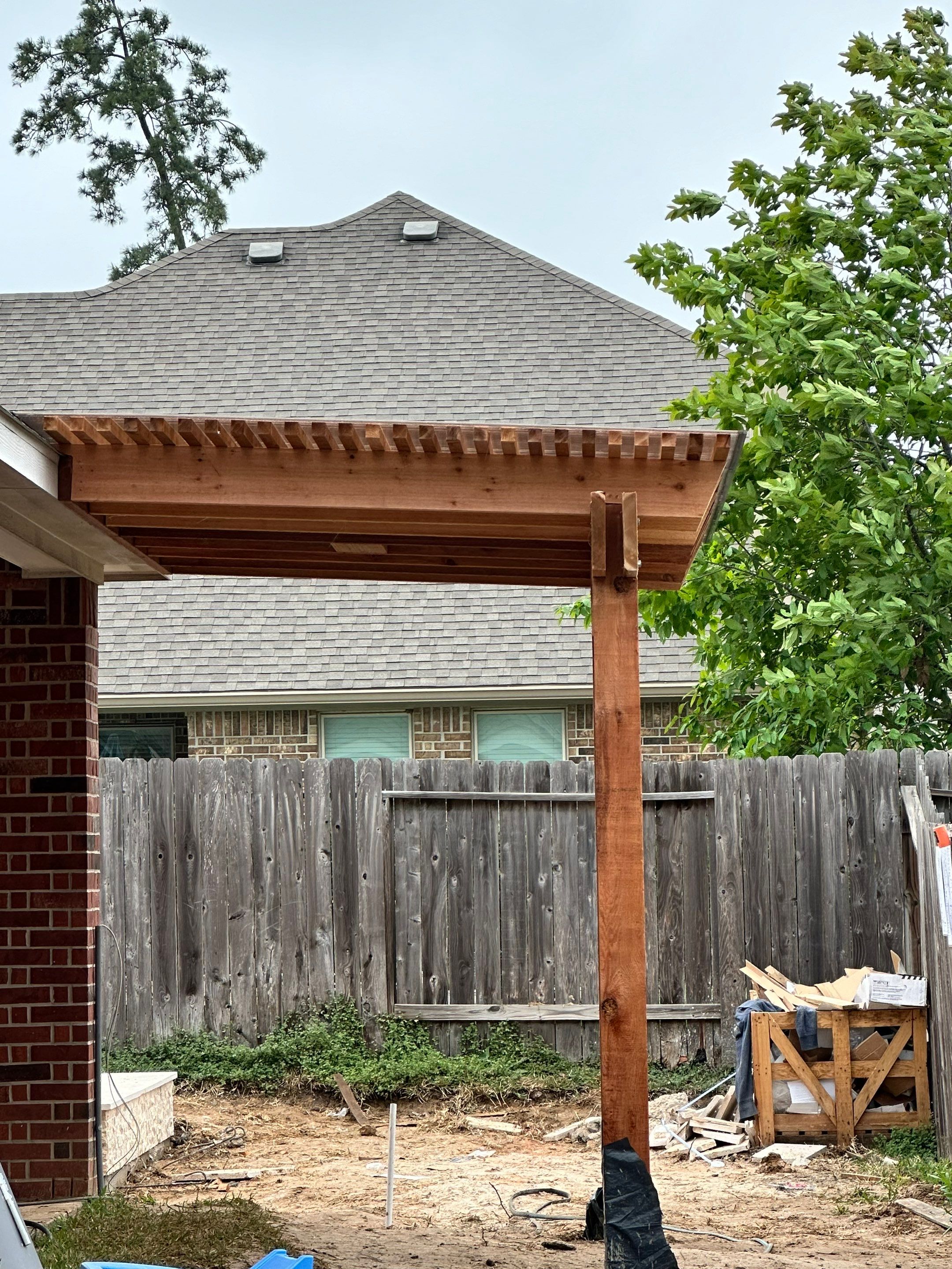 Pergola and Summer Kitchen in Conroe, TX by SophAlx LLC