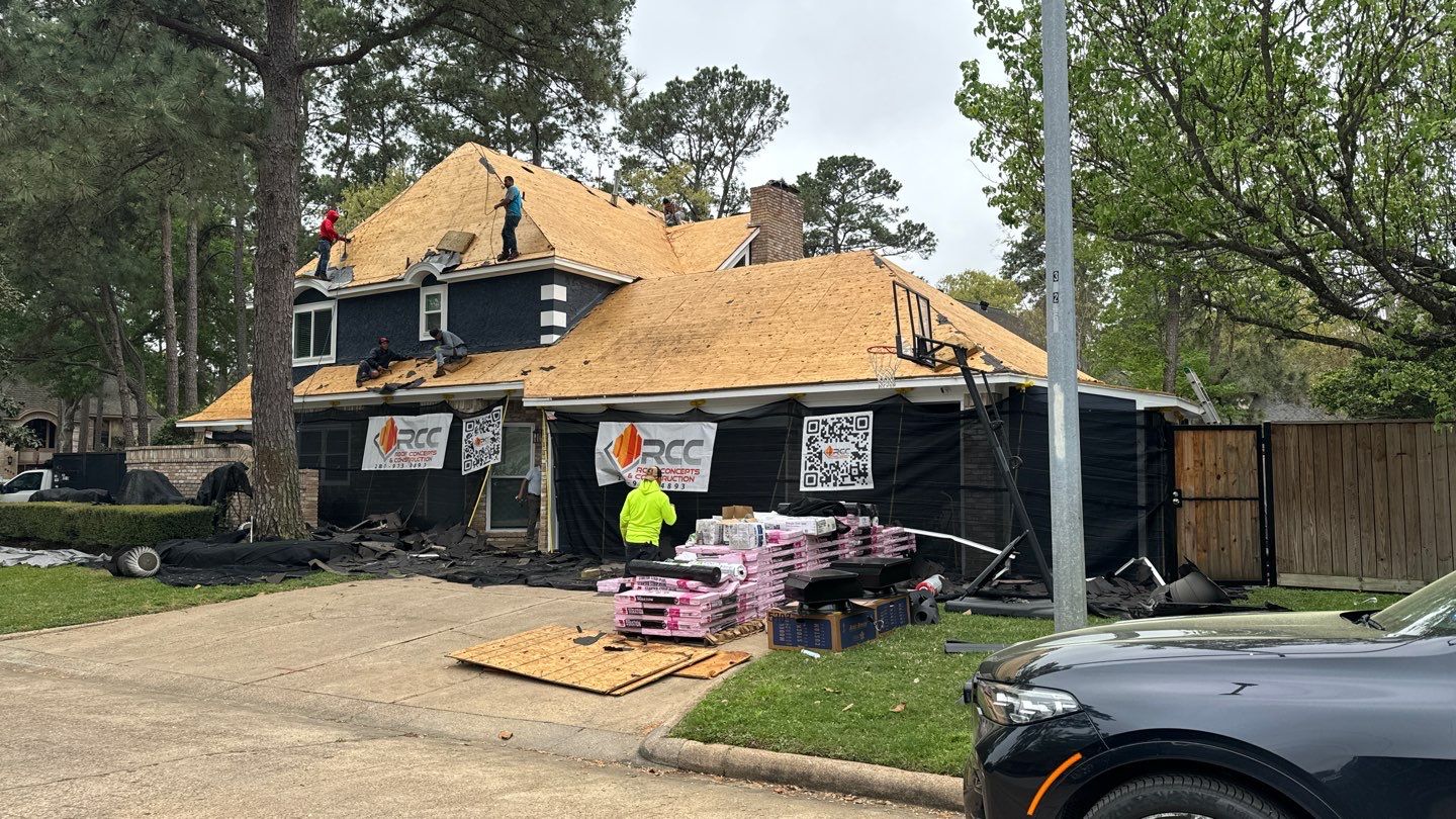 Residential Roofing Installation using Owen's Corning in Champions, Tx by Roof Concepts Construction