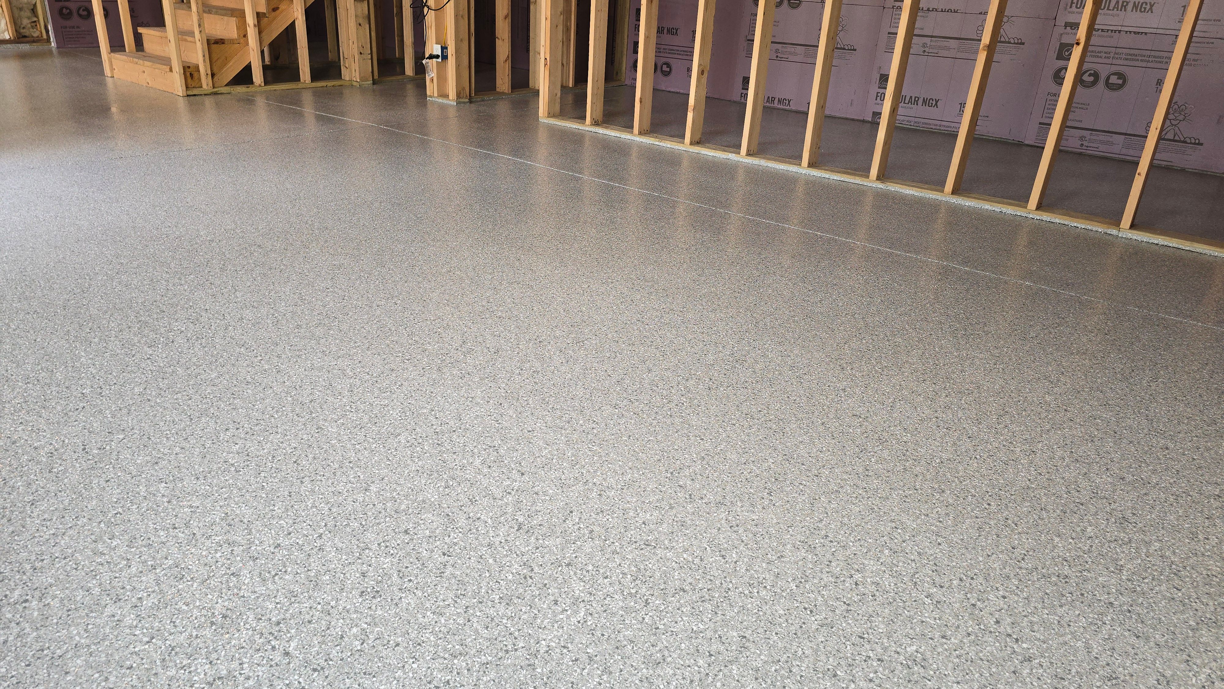 Basement using Rocky Ridge by Elite Floor Solutions