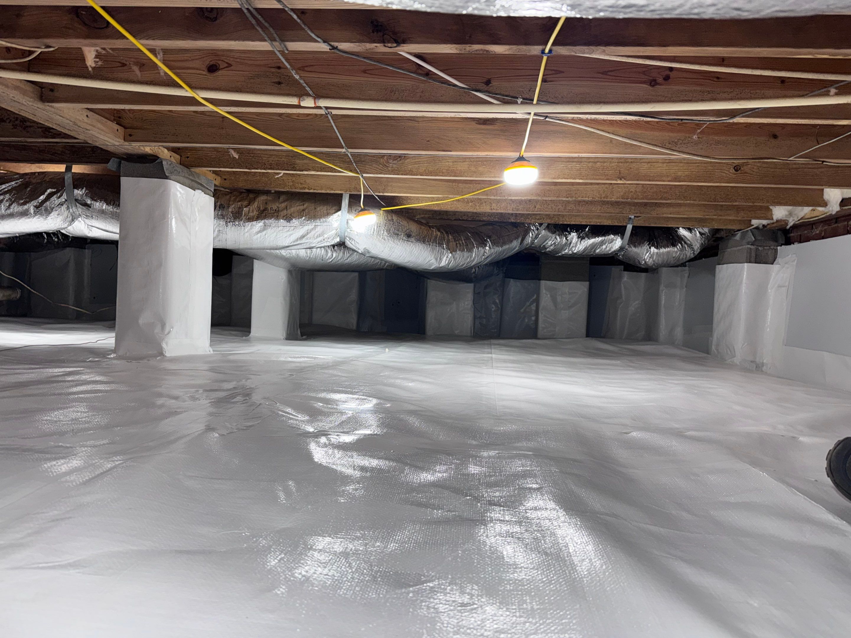 Encapsulation, Attic Insulation, and Attic Fan Project by Impact Crawlspace