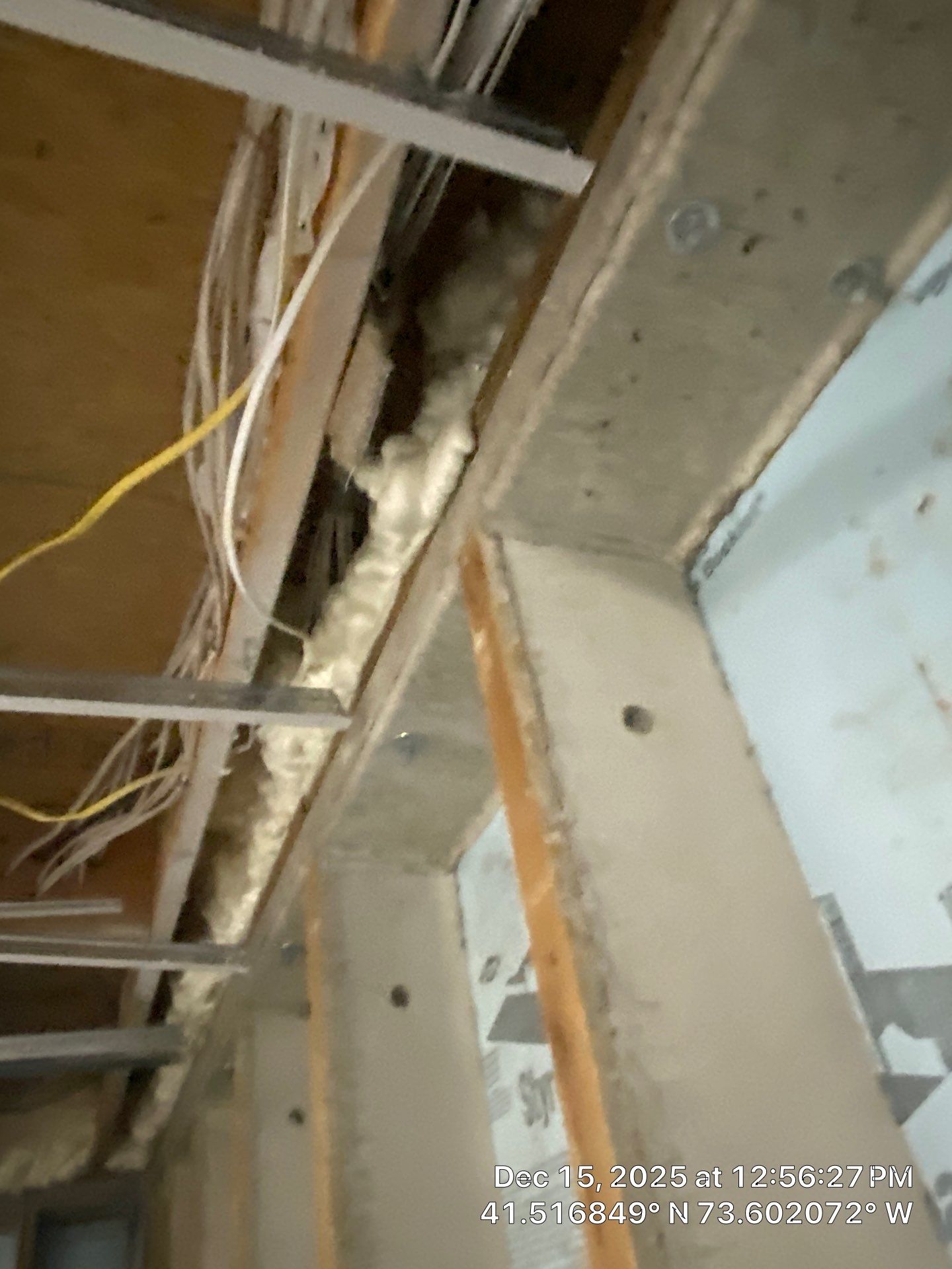 Attic Insulation using open cell spray foam by NYS Foam & Energy