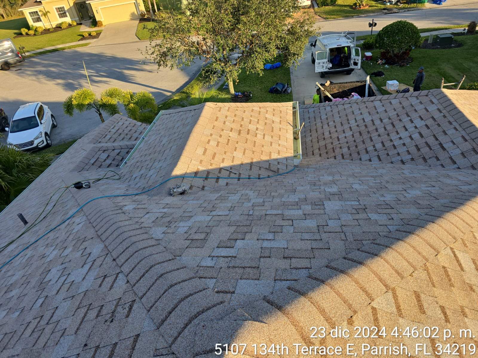 Residential Roofing Installation using Owen's Corning Shingles by RoofGuru AI