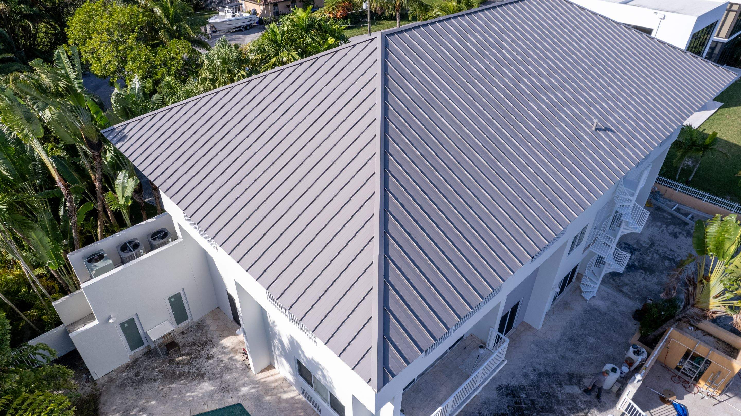 Metal Roof - Aluminum - Slate Gray by Istueta Roofing