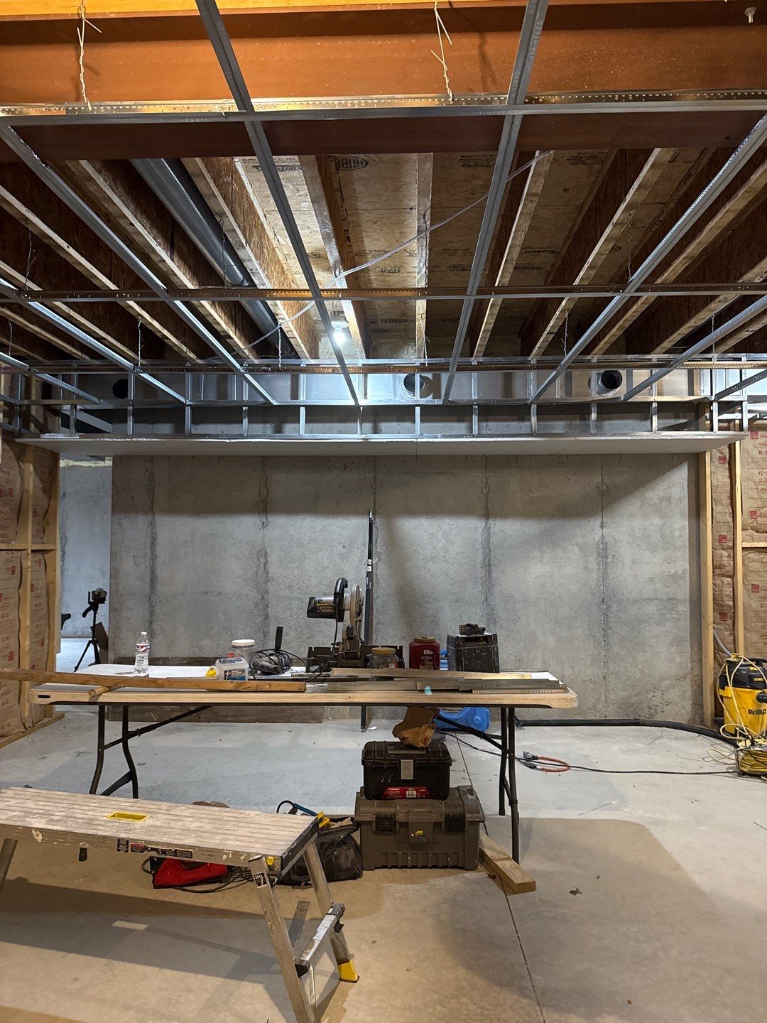 Basement Finishing Project with Home Gym and Sauna in Prospect by Authentic Carpentry